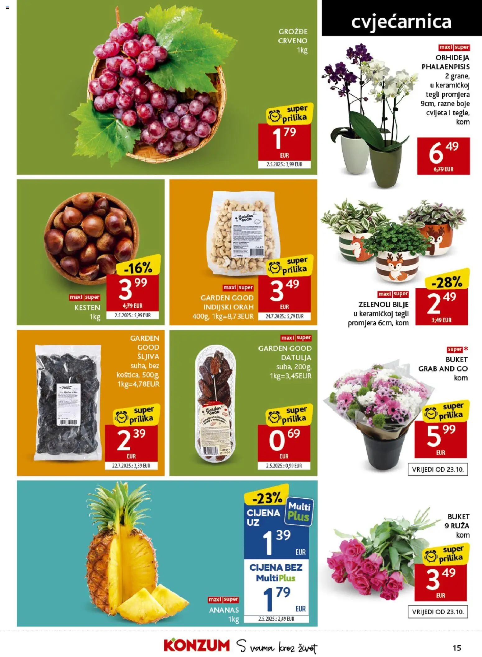 Konzum katalog | vrijedi od 21.10.2026 | Stranica: 15