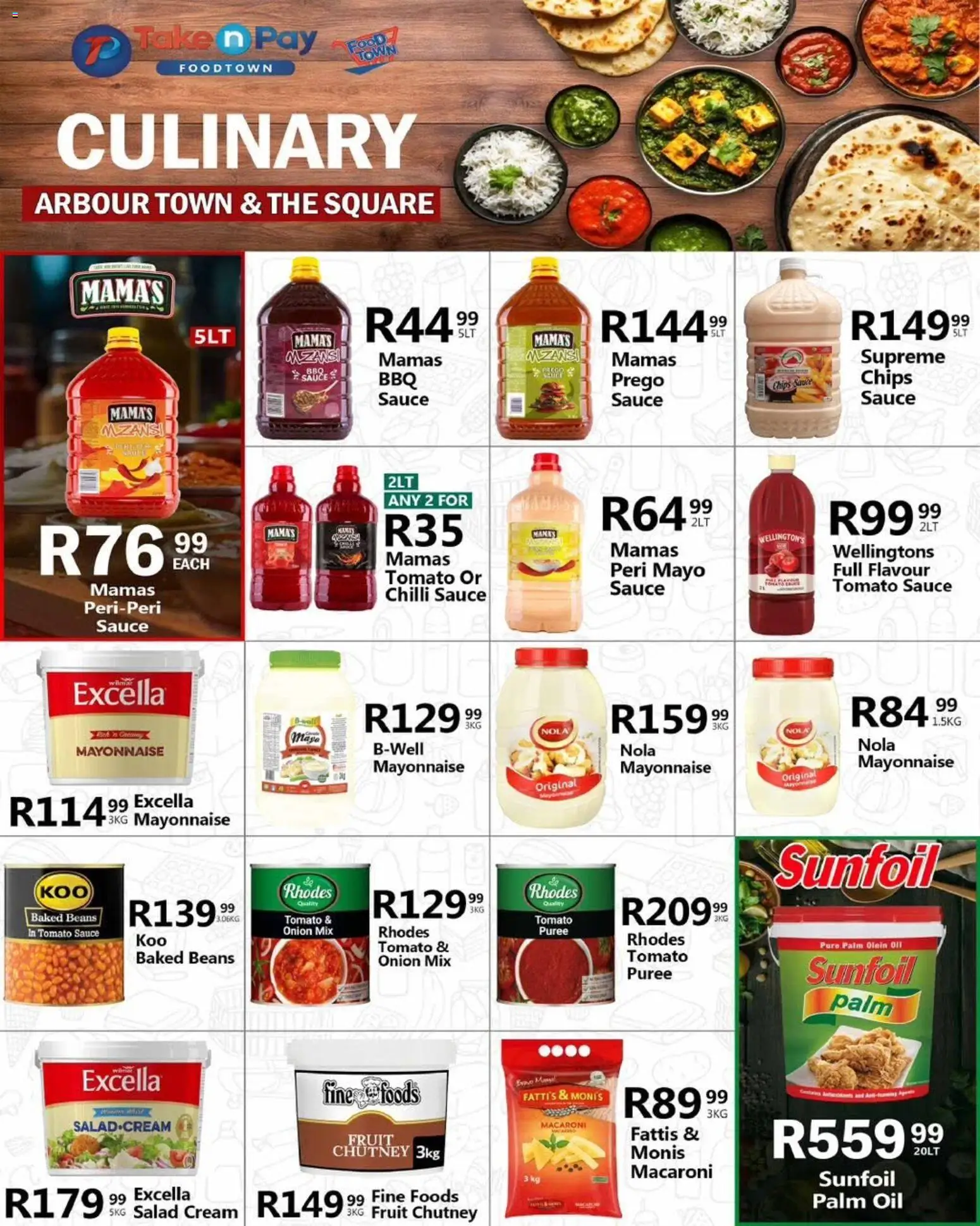 New Take n Pay catalogue – valid from 29/06/2026 | Page: 51 | Products: Chutney, Tomato sauce, Mayonnaise, Chilli