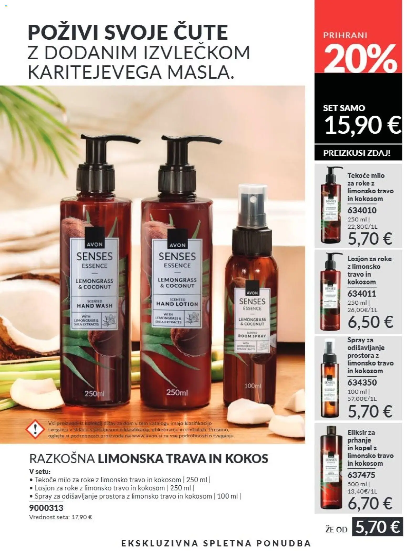 Novi Avon katalog ponudbe – veljaven od 01.09.2026 | Stran: 214 | Izdelki: Tekoče milo, Kopel, Milo