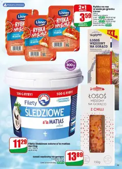 Pogląd oferty "Ryba na raz w sosie po grecku Lisner, Ryba na raz w sosie po grecku Lisner 100 g" - ważna od 10.06.2026 | Strona: 33