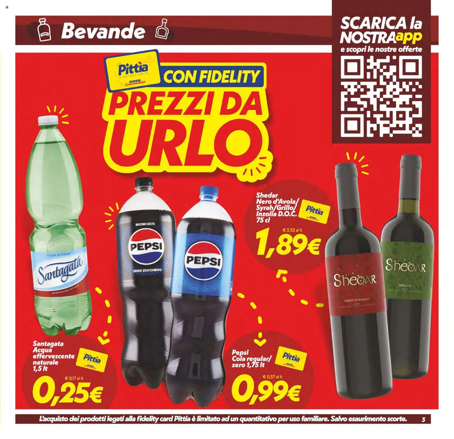 Volantino SuperConveniente del 29.05.2026 | Pagina: 3 | Prodotti: Acqua, Zucchero, Acqua minerale, Pepsi