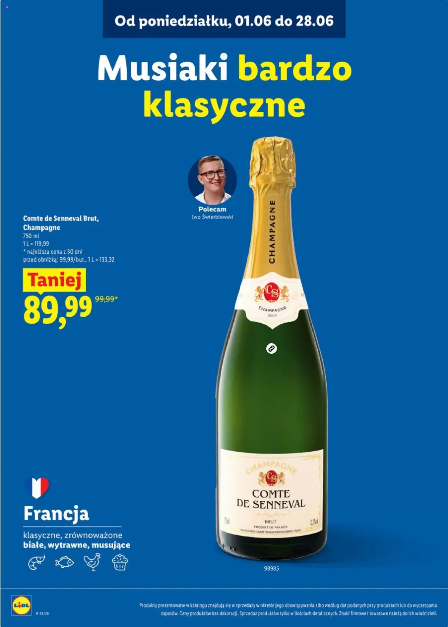 Lidl Katalog karta win od 01.06.2026 | Strona: 9 | Produkty: Champagne