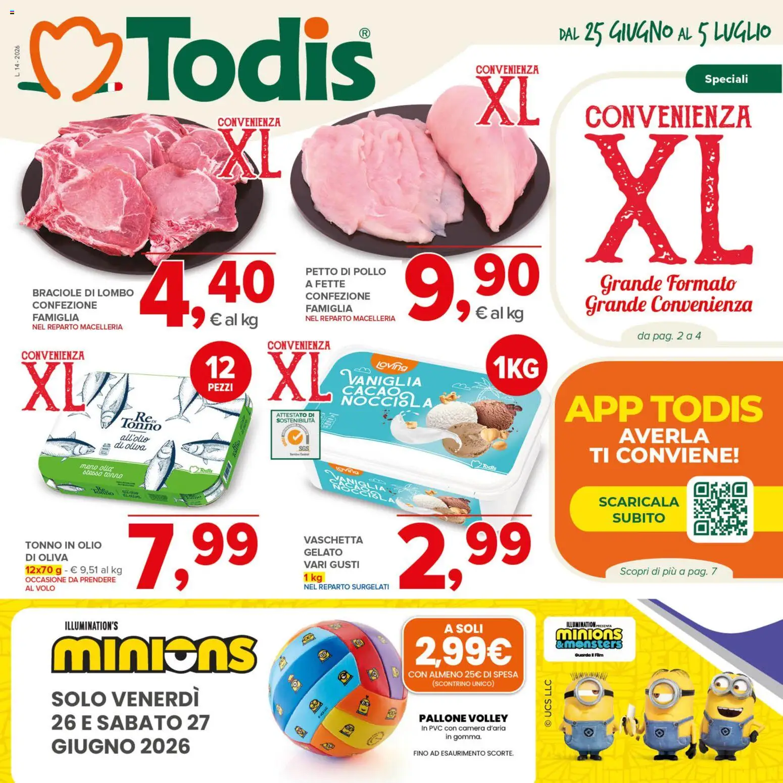 Volantino Todis del 25/06/2026 | Pagina: 1