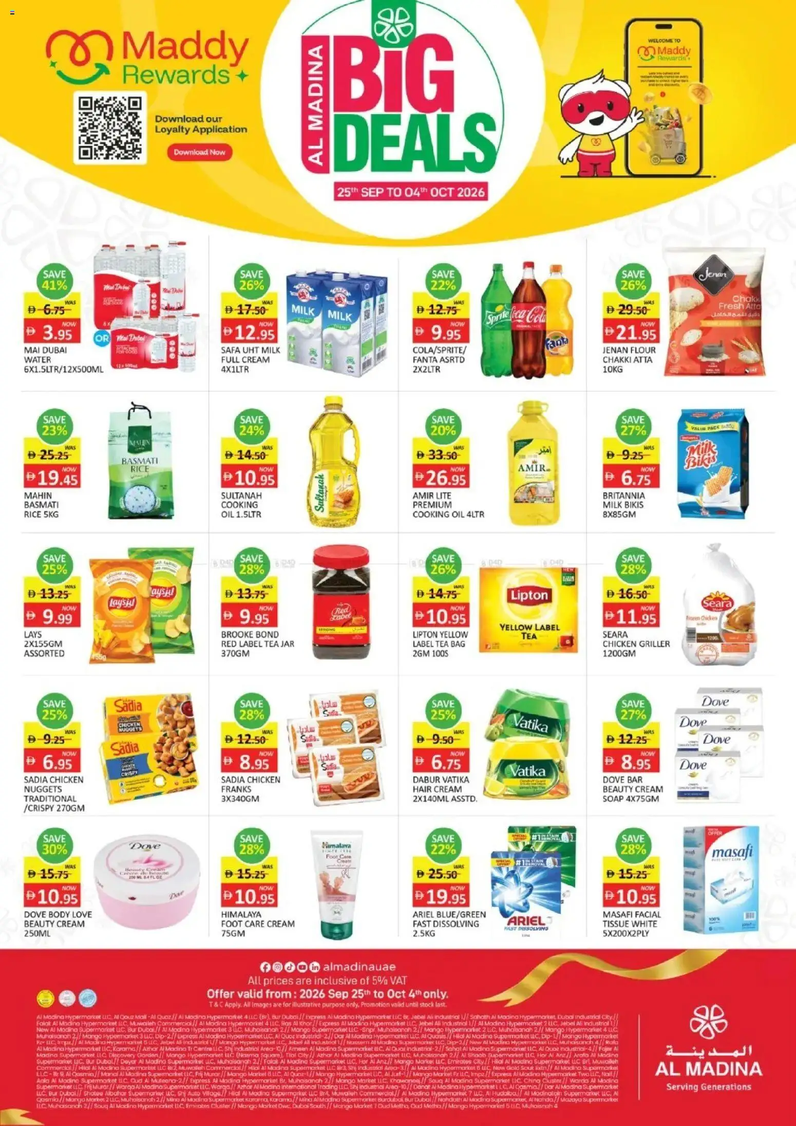 Al Madina Big Deals Saturday, September 26
