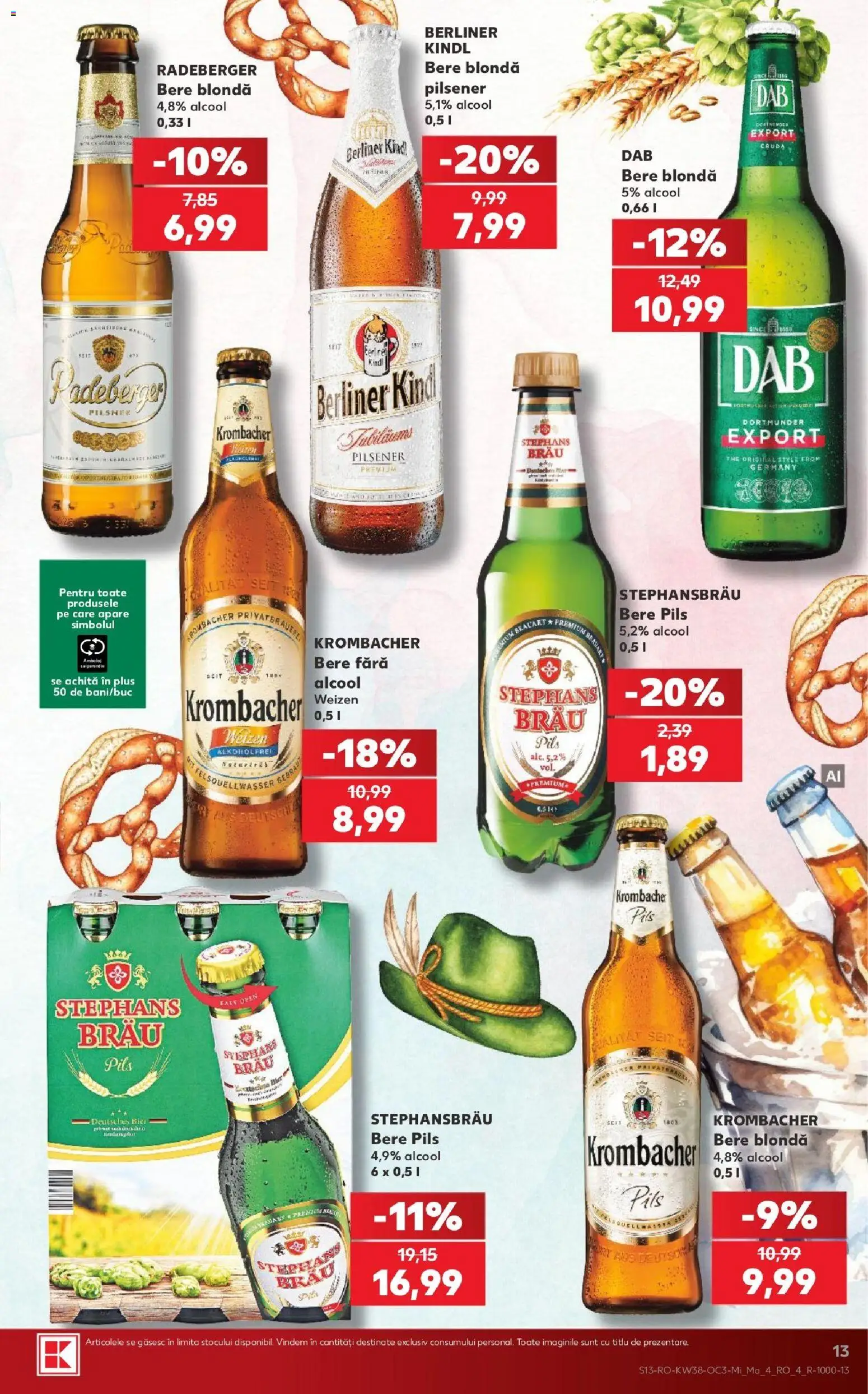 Kaufland RO akciós ujság - amely érvényes a következő dátumtól: 2026.09.16. | Oldal: 13
