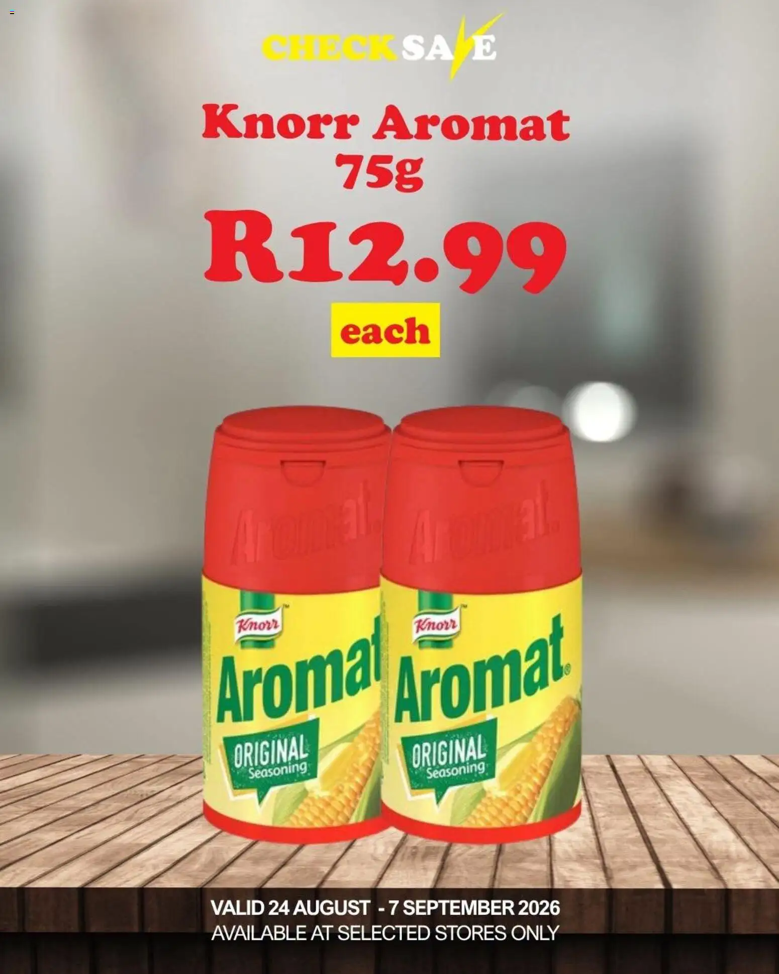 New Check Save catalogue – valid from 24/08/2026 | Page: 4 | Products: Seasoning, Aromat