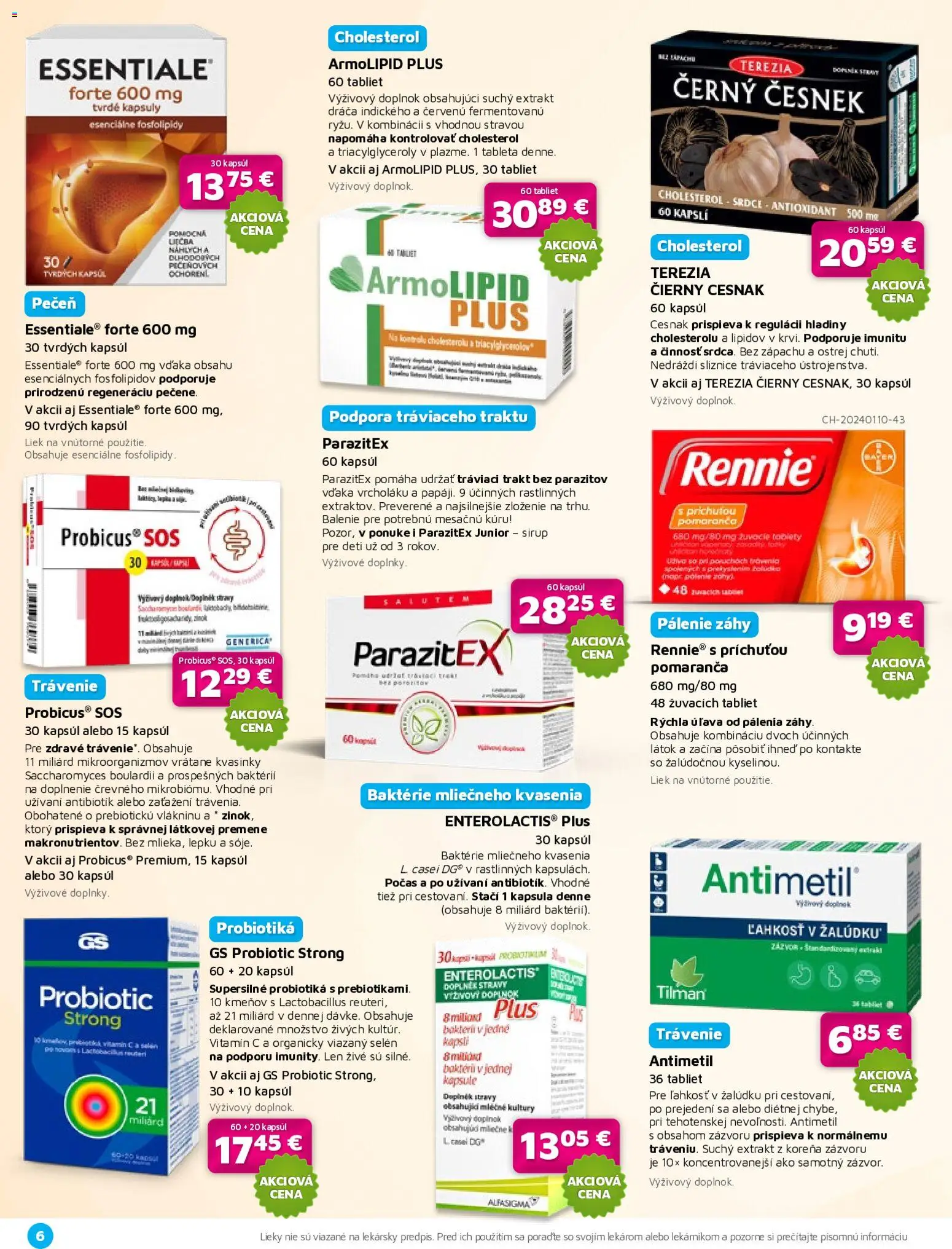 Nové Plus lekáreň akcie – leták je platný od 01.10.2026 | Strana: 6