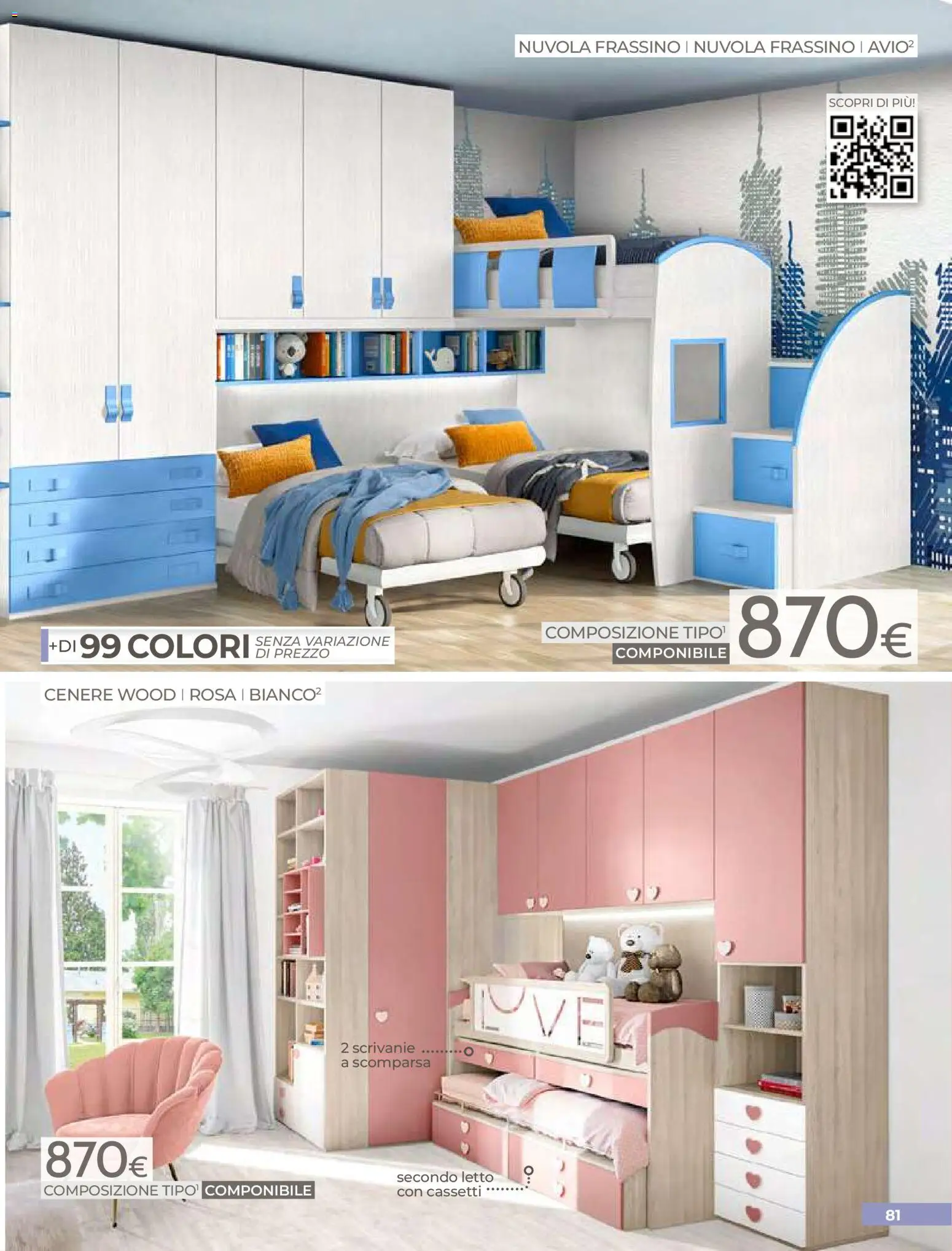 Volantino Mondo Convenienza del 01.04.2026 | Pagina: 83 | Prodotti: Letto
