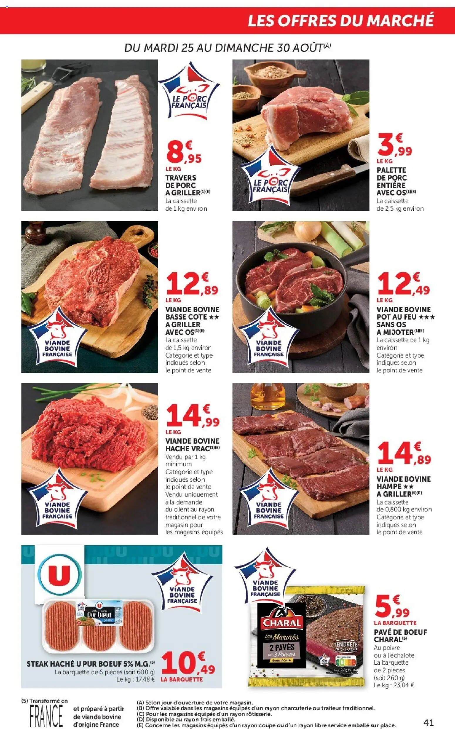 {H1} | Page: 41 | Produits: Charcuterie, Viande, Porc, Viande bovine