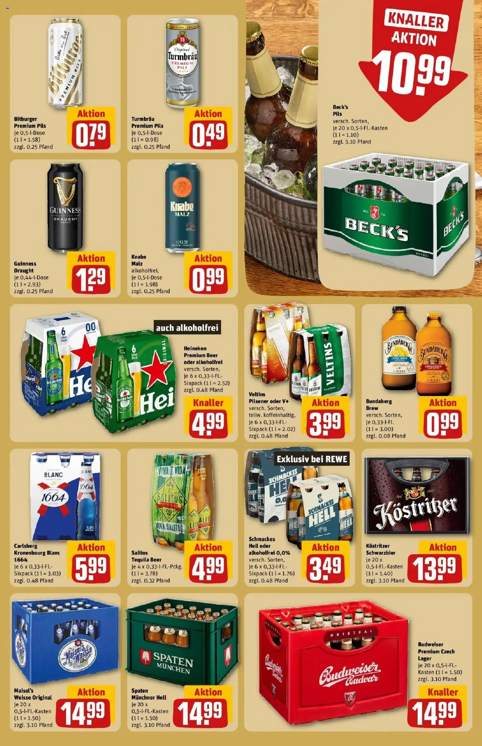 REWE Prospekt ab 21.09.2026 zum Blättern » Angebote | Seite: 29 | Produkte: Carlsberg, Kostritzer, Heineken, Veltins