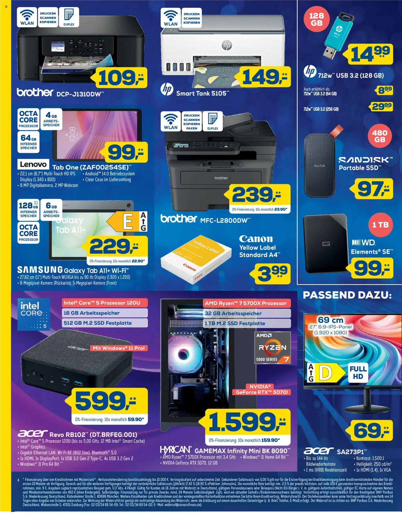 Euronics Prospekt – gültig ab 12.09.2026 | Seite: 6 | Produkte: Lenovo, USB, Samsung
