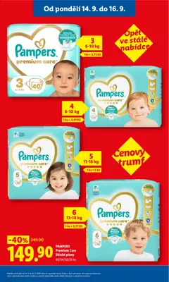 Náhled letáku Pampers Premium Care, 4 6-10 kg od 14.09.2026 | Strana: 5