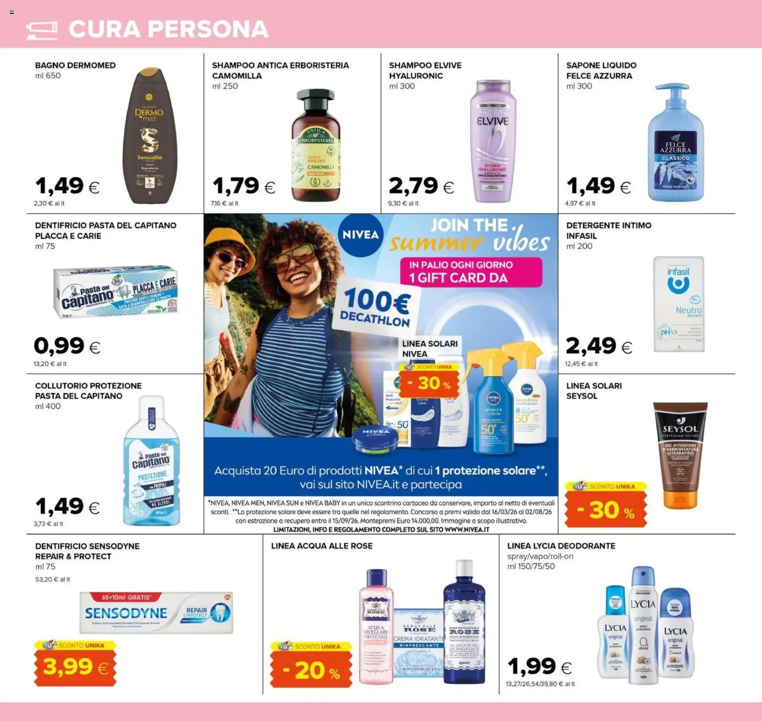 Volantino Tigre del 21.05.2026 | Pagina: 22 | Prodotti: Crema, Detergente intimo, Detergente, Acqua