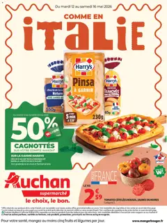 Auchan - Prévisualisation de Auchan Saveurs Italie supers valide à partir de 12.05.2026