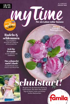 Famila Nordwest myTime August 2026 ab 01.08.2026 gültig