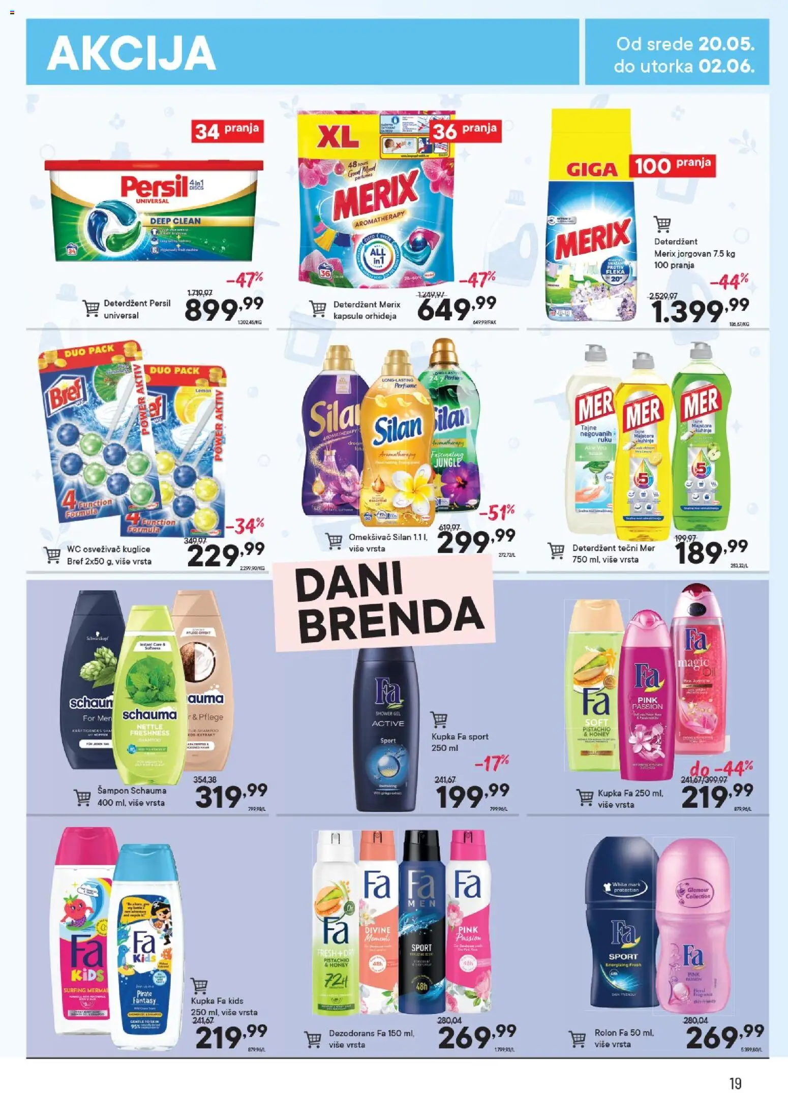 PerSu katalog - važi od 20.05.2026 | Strana: 19 | Proizvode: Bref, Kapsule, Silan, Dezodorans