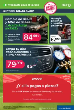 Vista previa Aurgi folleto válido desde el 16/07/2026 | Página: 8 | Productos: Aceite, Aire acondicionado