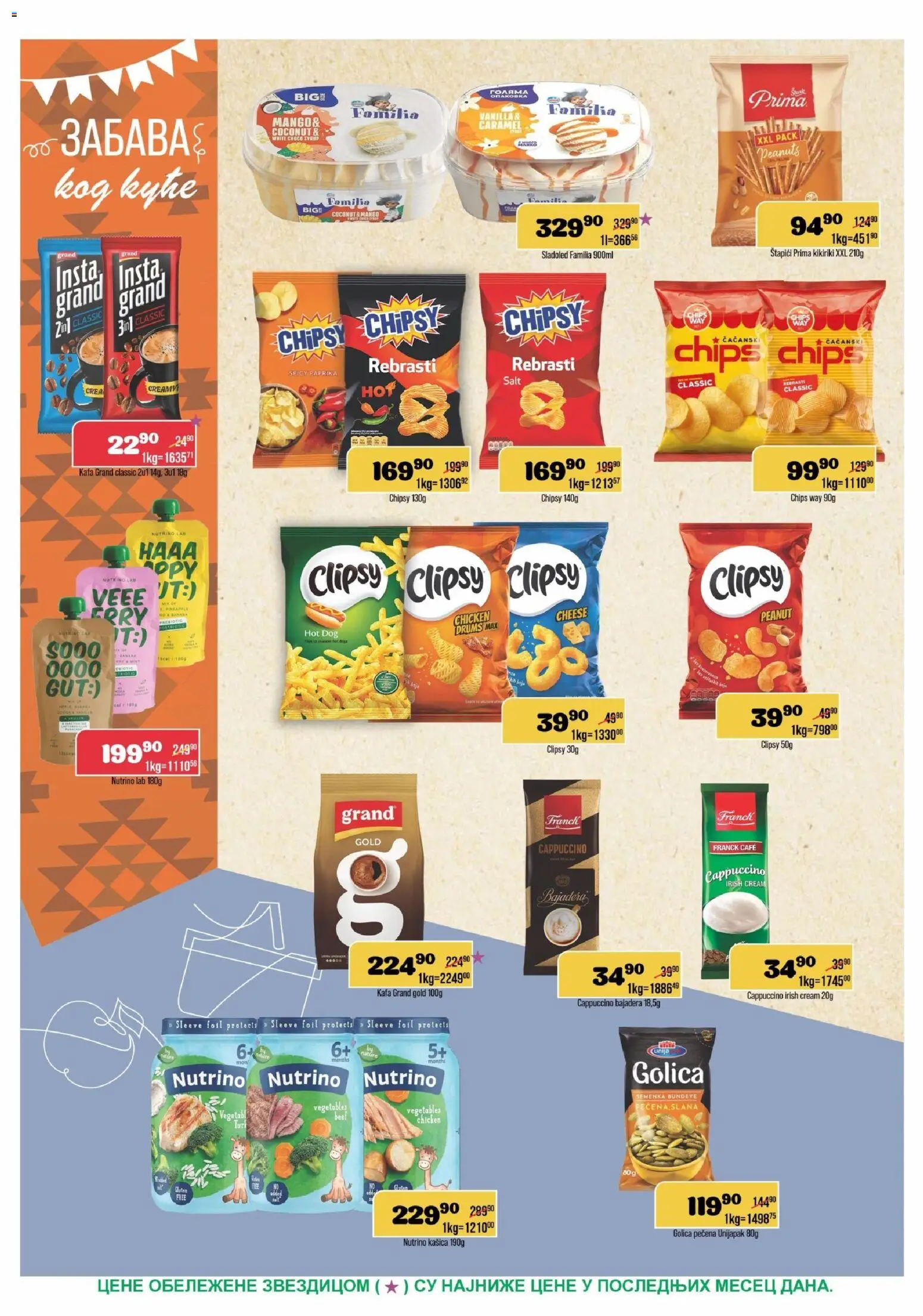 Europrom katalog - važi od 23.09.2026 | Strana: 8 | Proizvode: Sladoled, Mango, Kikiriki, Hot dog