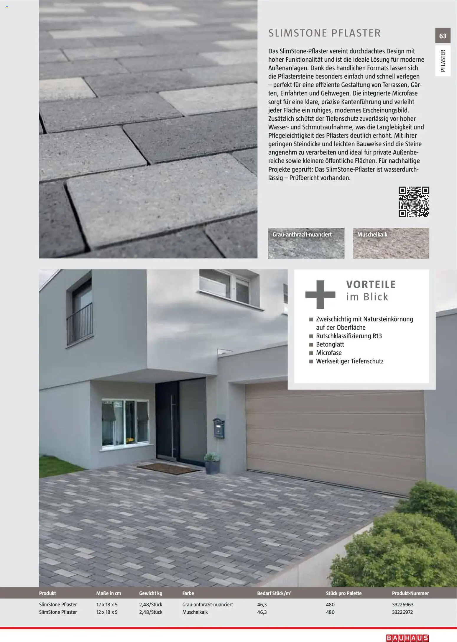 Bauhaus Gartenbaumaterialien gültig ab 01.04.2026 | Seite: 63 | Produkte: Wasser, Gewicht