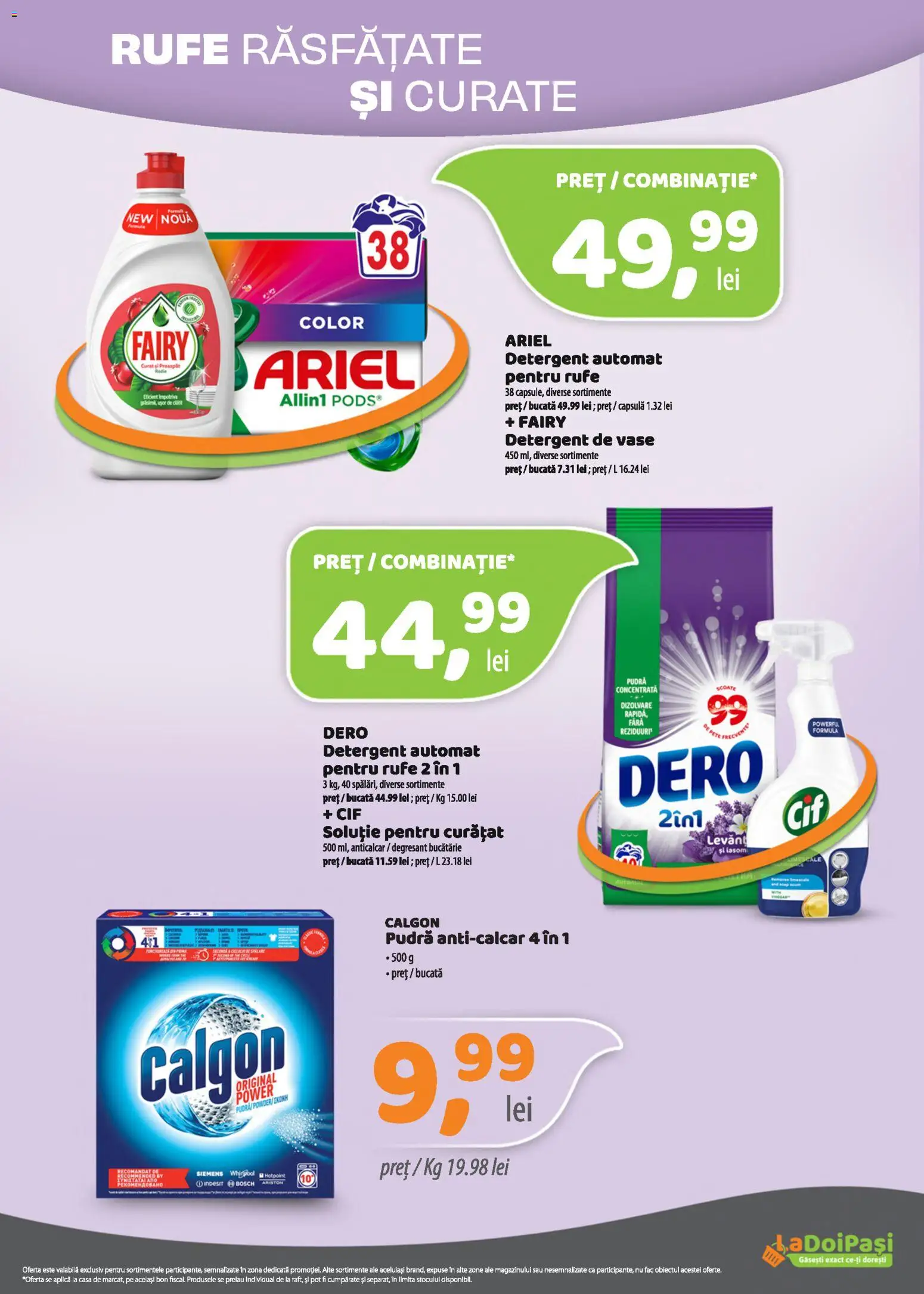 Noul catalog LaDoiPași – valabil de la 01.11.2026 | Pagină: 17 | Produse: Detergent de vase, Aplică, Vase, Detergent