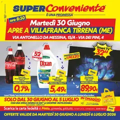 Anteprima del volantino SuperConveniente volantino Villafranca valido a partire dal 30/06/2026