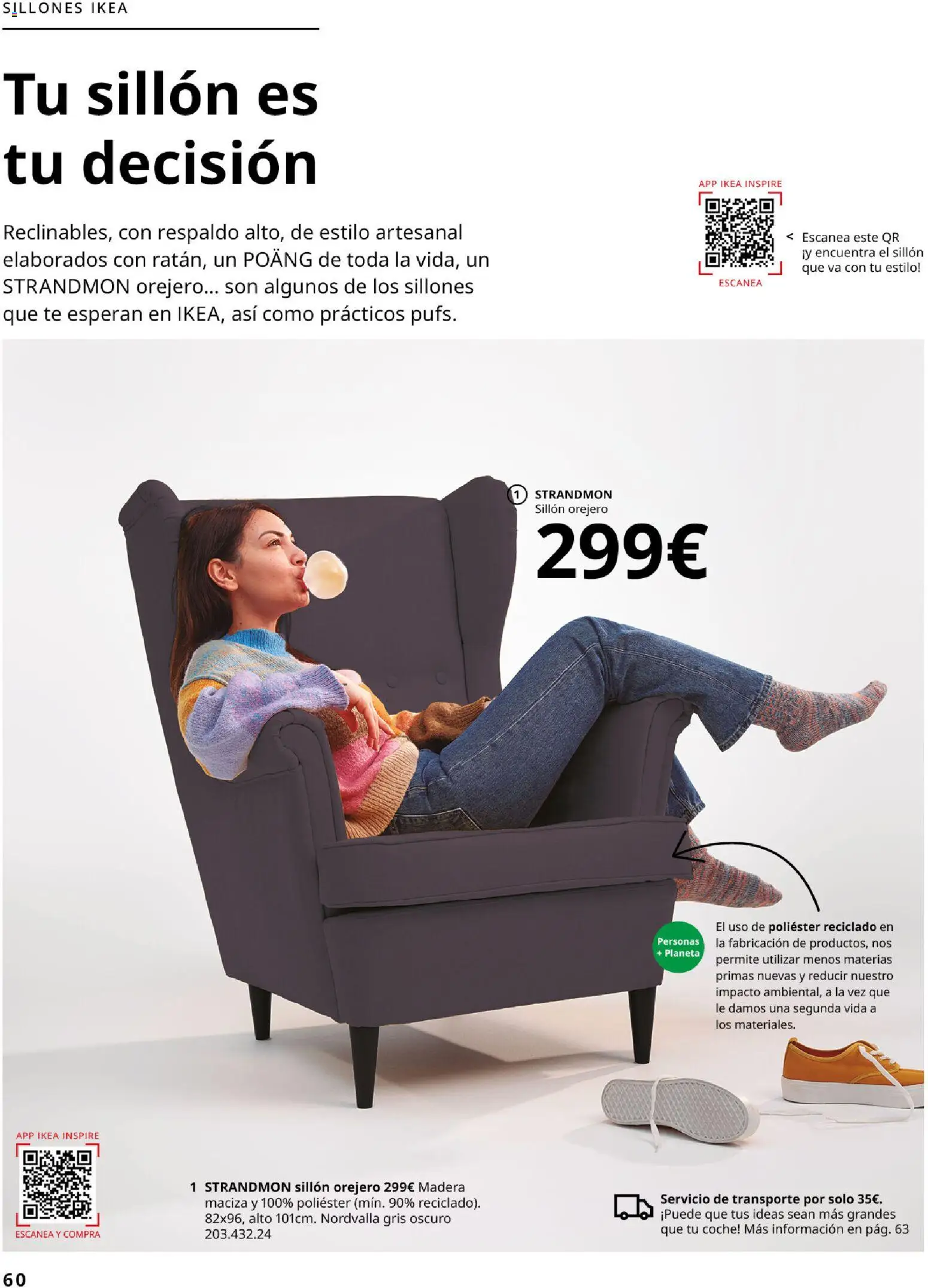 IKEA - Salones │ válido desde el 04/02/2026 | Página: 60 | Productos: Té, Sillón