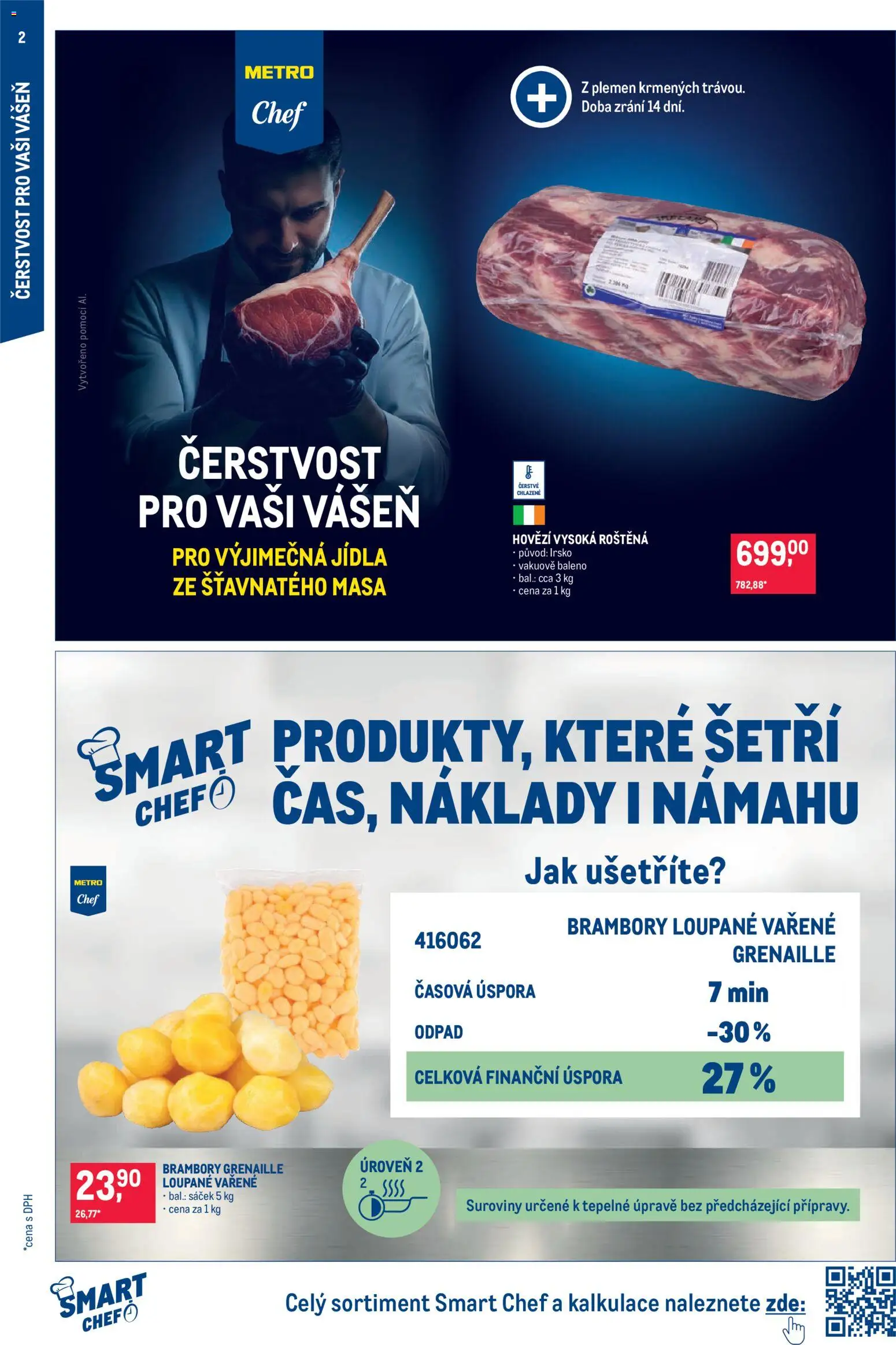 Makro leták - Gastronomie od 20.05.2026 | Strana: 2 | Produkty: Brambory Grenaille, Hovězí, Brambory
