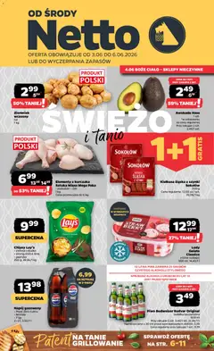 Pogląd oferty "Netto gazetka od środy spożywcza" - ważna od 03.06.2026