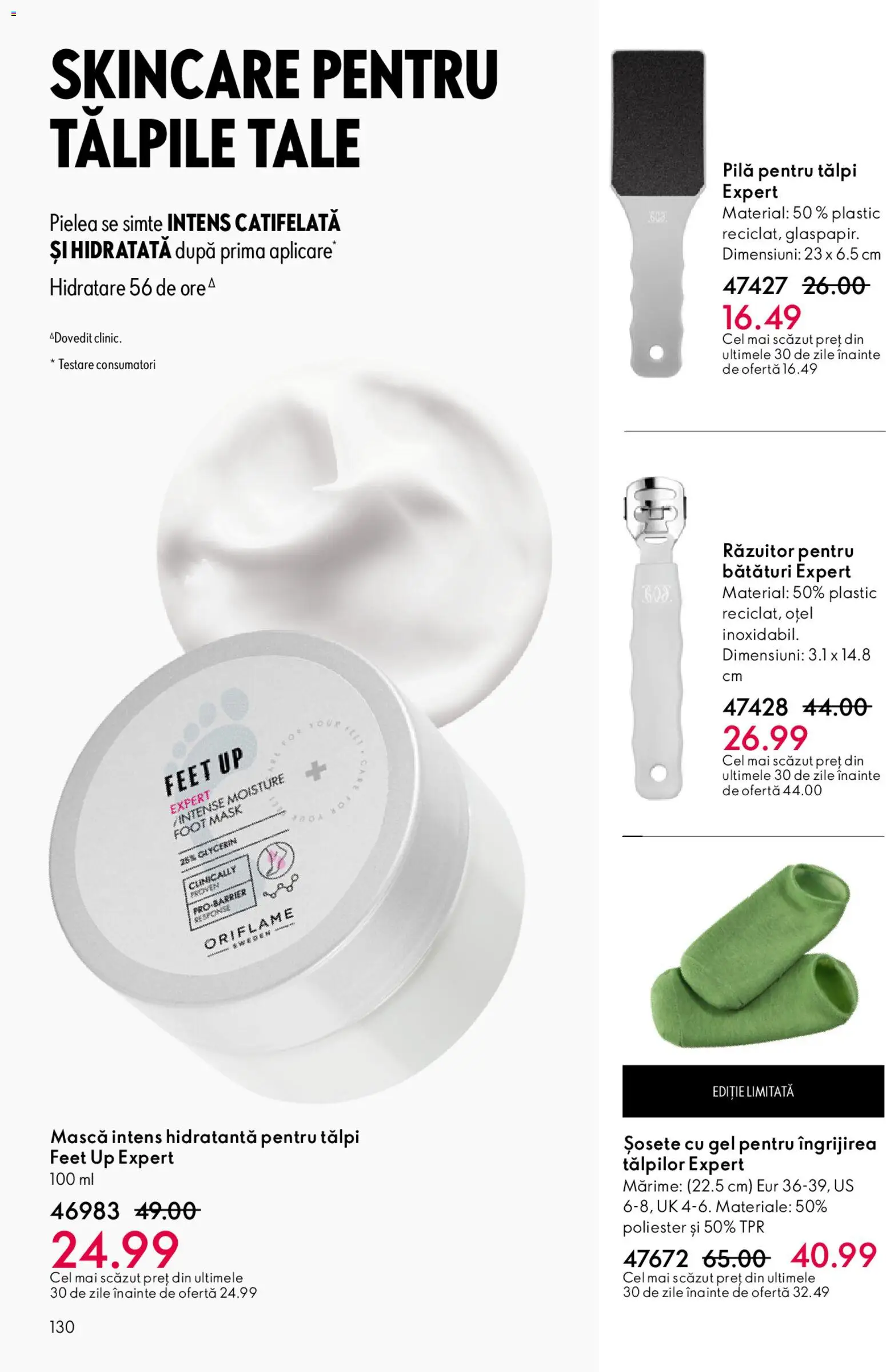 Noul catalog Oriflame – valabil de la 06.05.2026 | Pagină: 130 | Produse: Șosete