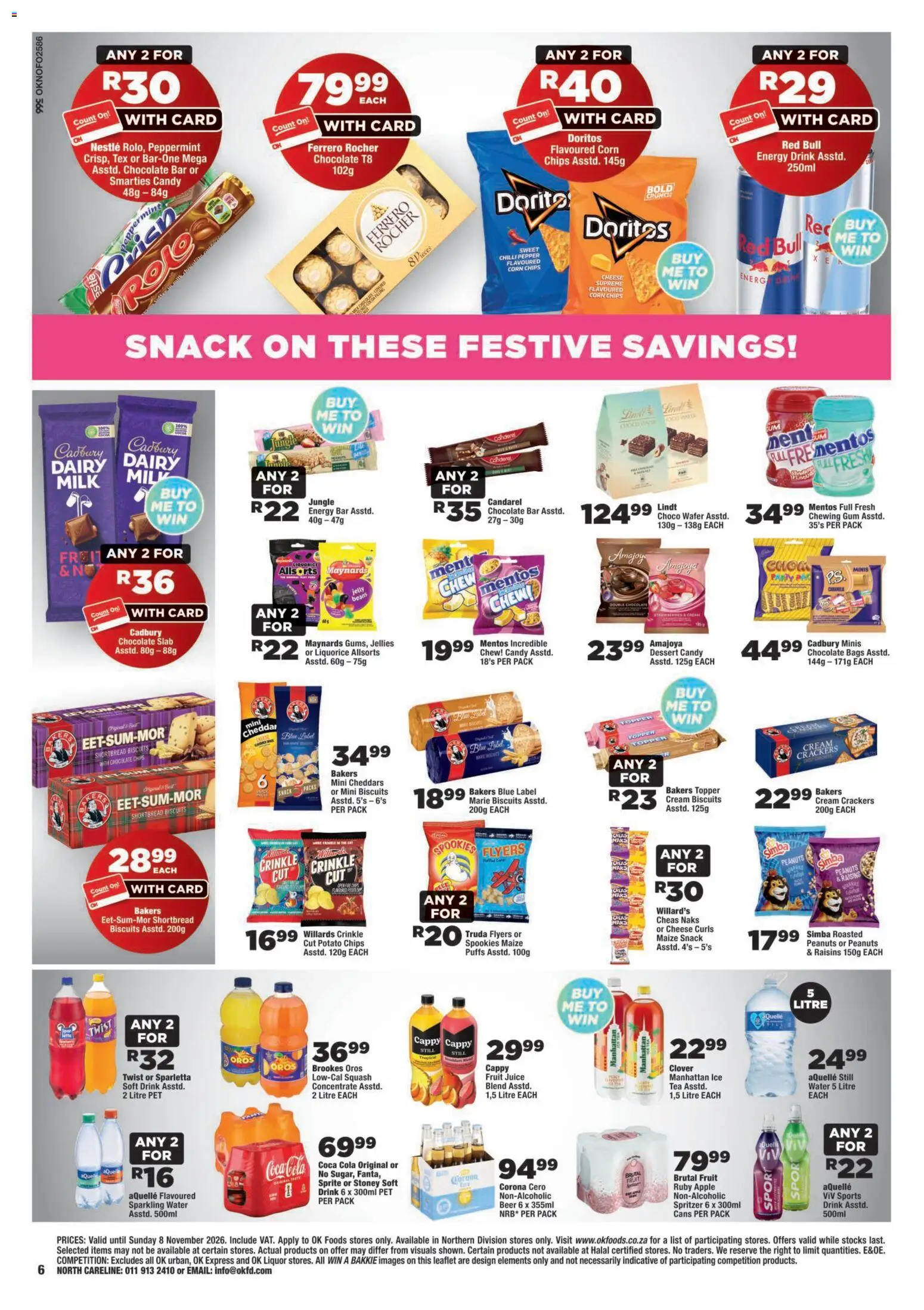 New OK Foods catalogue – valid from 23/10/2026 | Page: 6 | Products: Juice, Stoney, Cream, Fruit