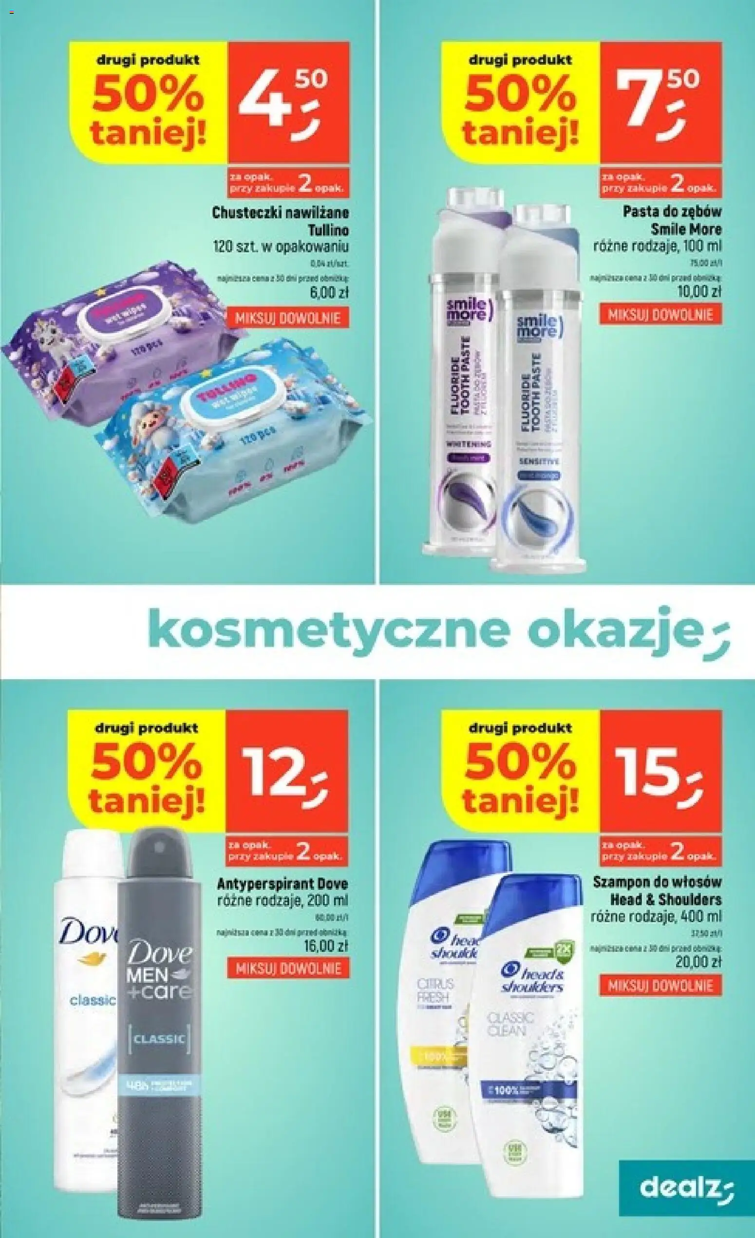 Dealz gazetka od 23.07.2026 | Strona: 21 | Produkty: Szampon, Antyperspirant, Pasta do zębów
