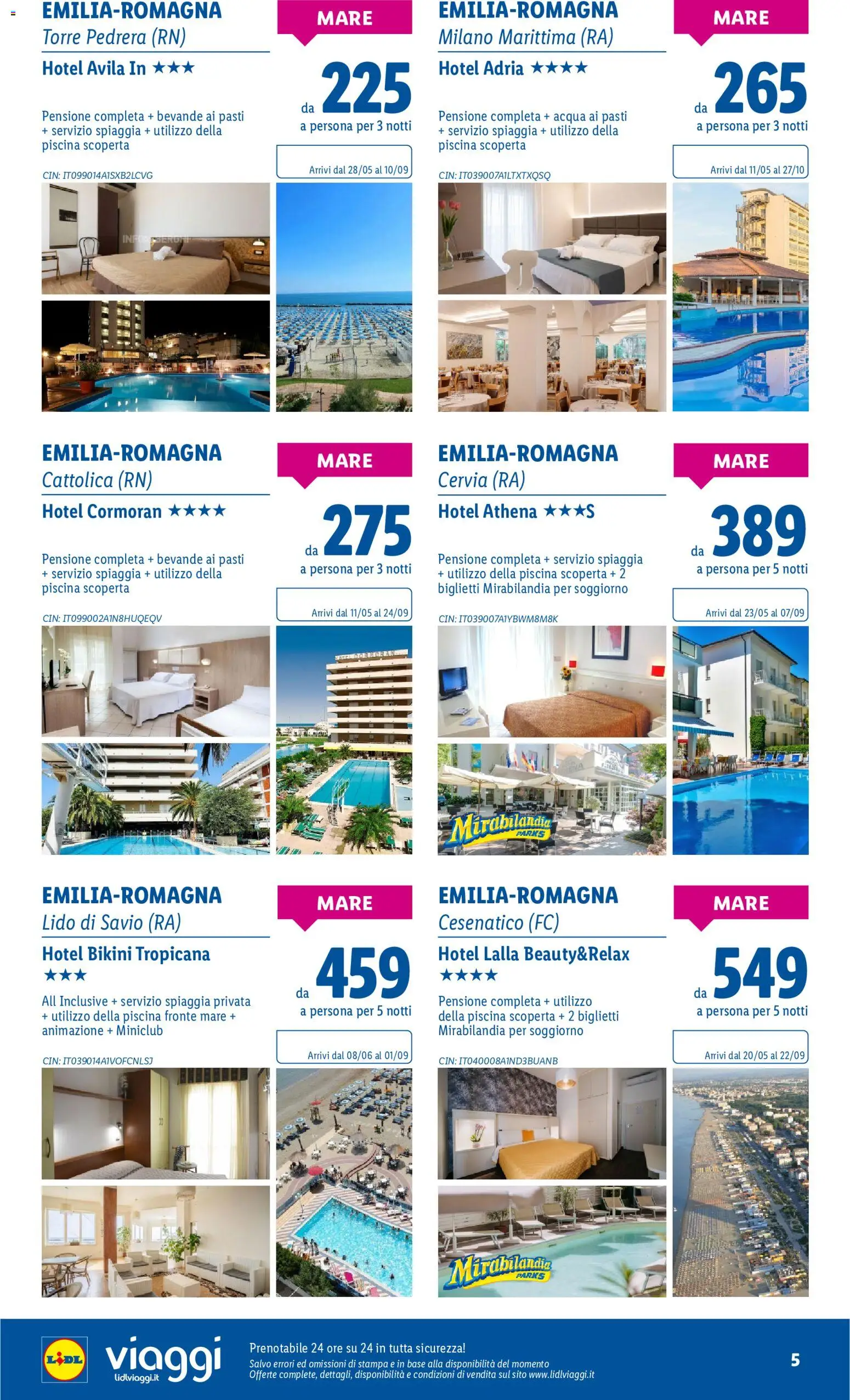 Volantino Lidl del 30.04.2026 | Pagina: 5 | Prodotti: Acqua, Bikini, Piscina, Stampa