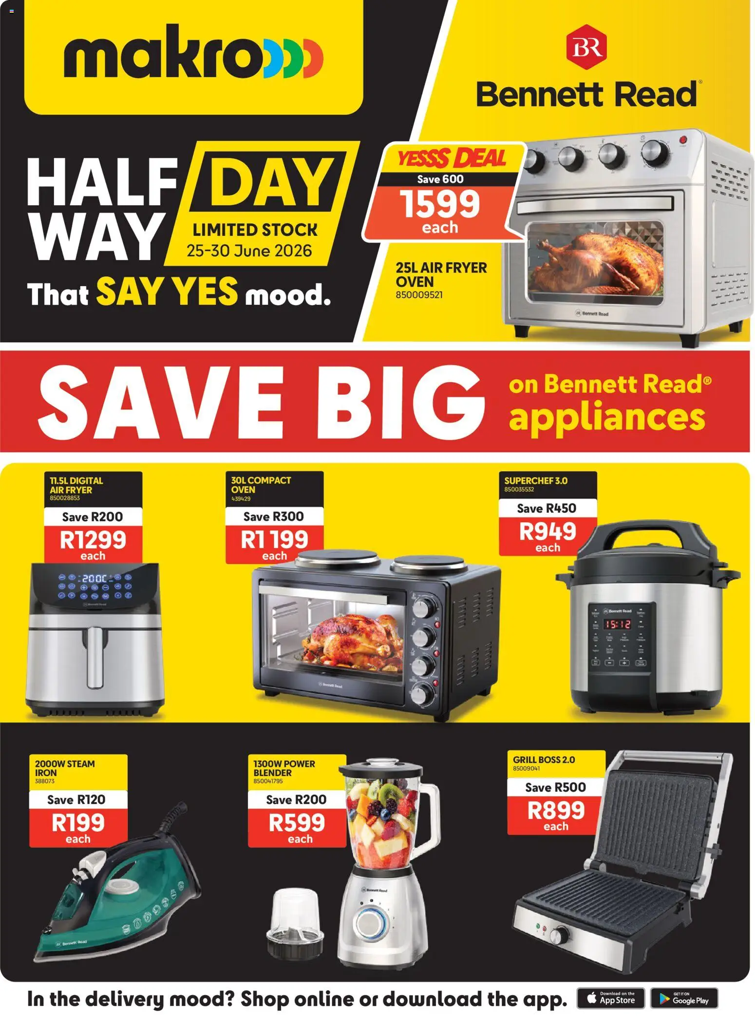 New Makro catalogue – valid from 25/06/2026 | Page: 1 | Products: Oven, Iron, Fryer, Blender