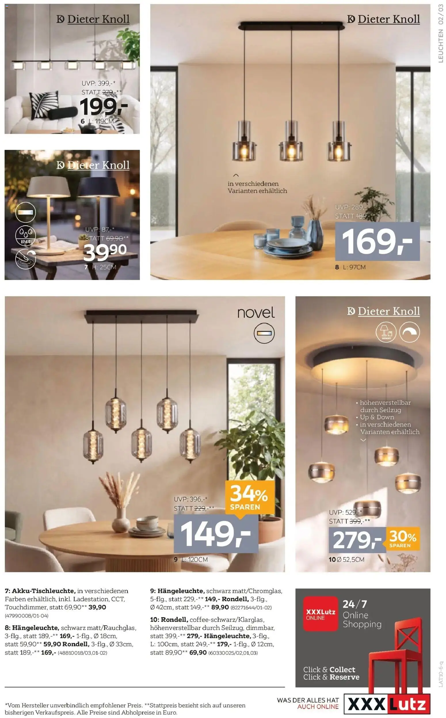 XXXLutz Lampen von 06.10.2026 - Aktuelle Angebote | Seite: 3