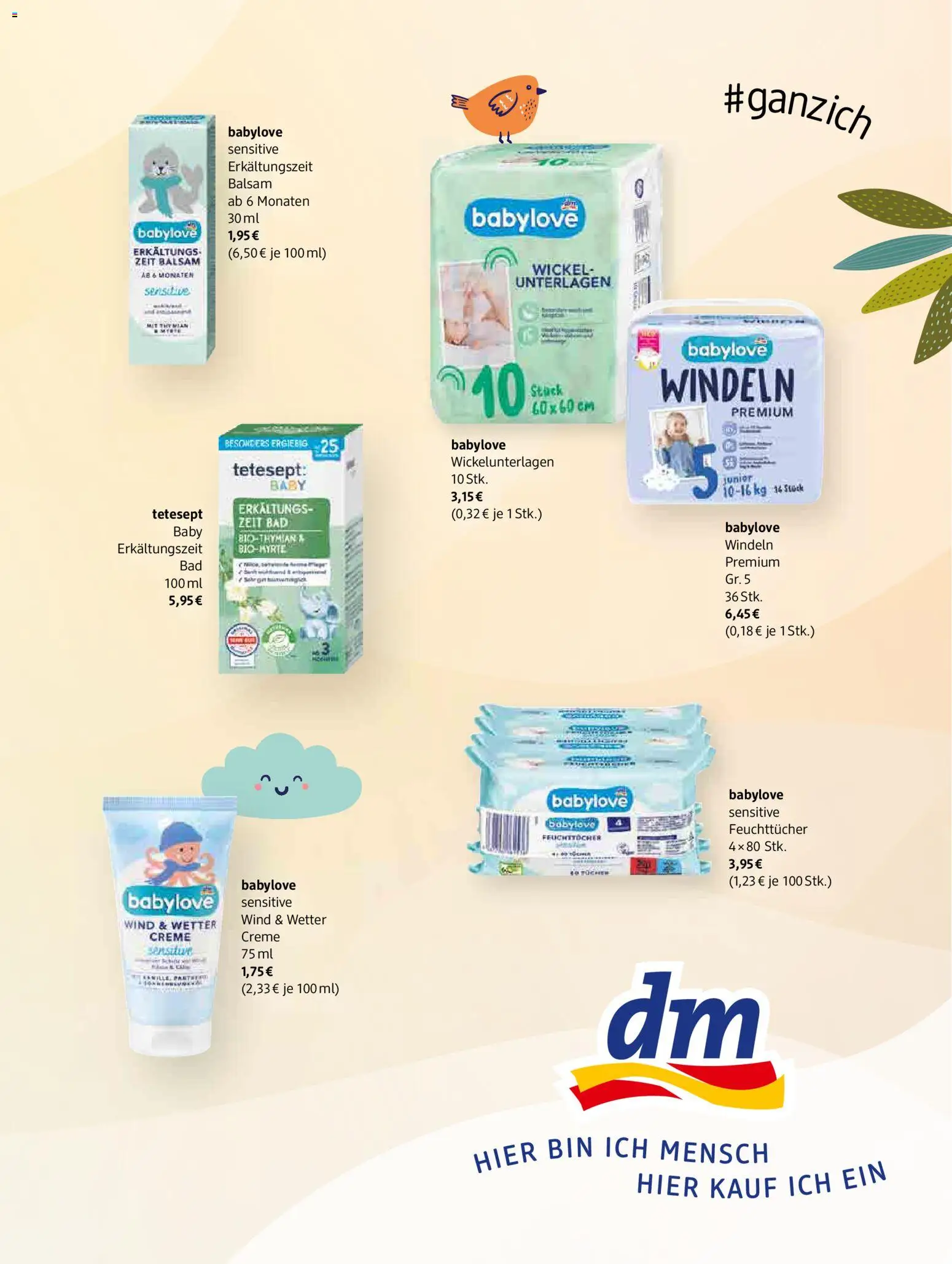 dm drogerie markt Family Magazin October 2026 gültig ab 01.10.2026 | Seite: 3 | Produkte: Windeln, Bad, Creme