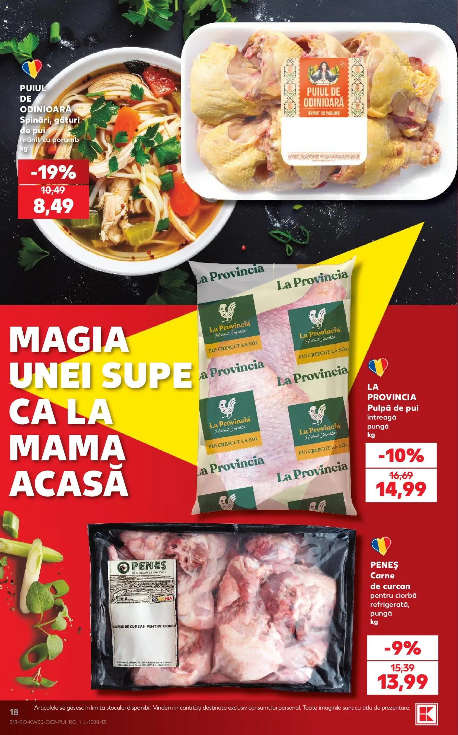 Kaufland RO akciós ujság - amely érvényes a következő dátumtól: 2026.07.22. | Oldal: 18