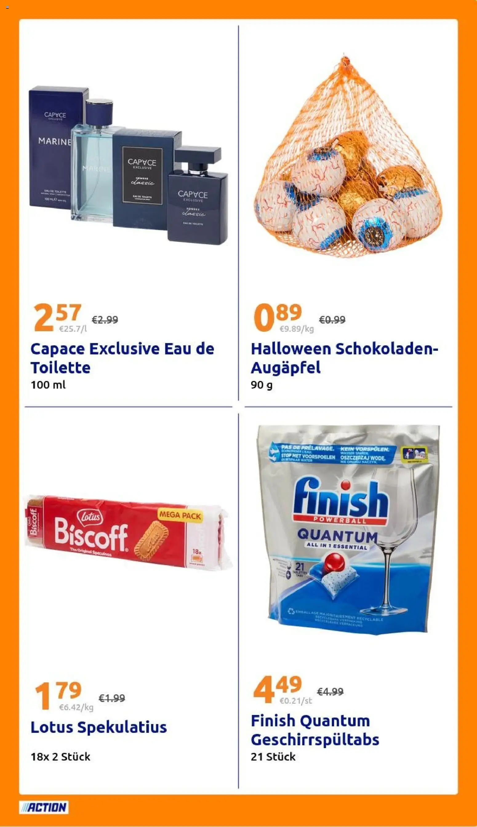 Action Flugblatt gültig ab 21.10.2026 | Seite: 25 | Produkte: Geschirrspültabs, Toilette, Lotus