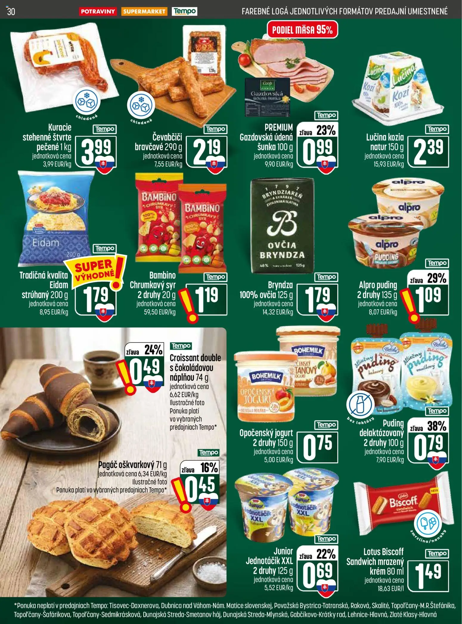 Nové COOP Jednota akcie – leták je platný od 26.08.2026 | Strana: 30