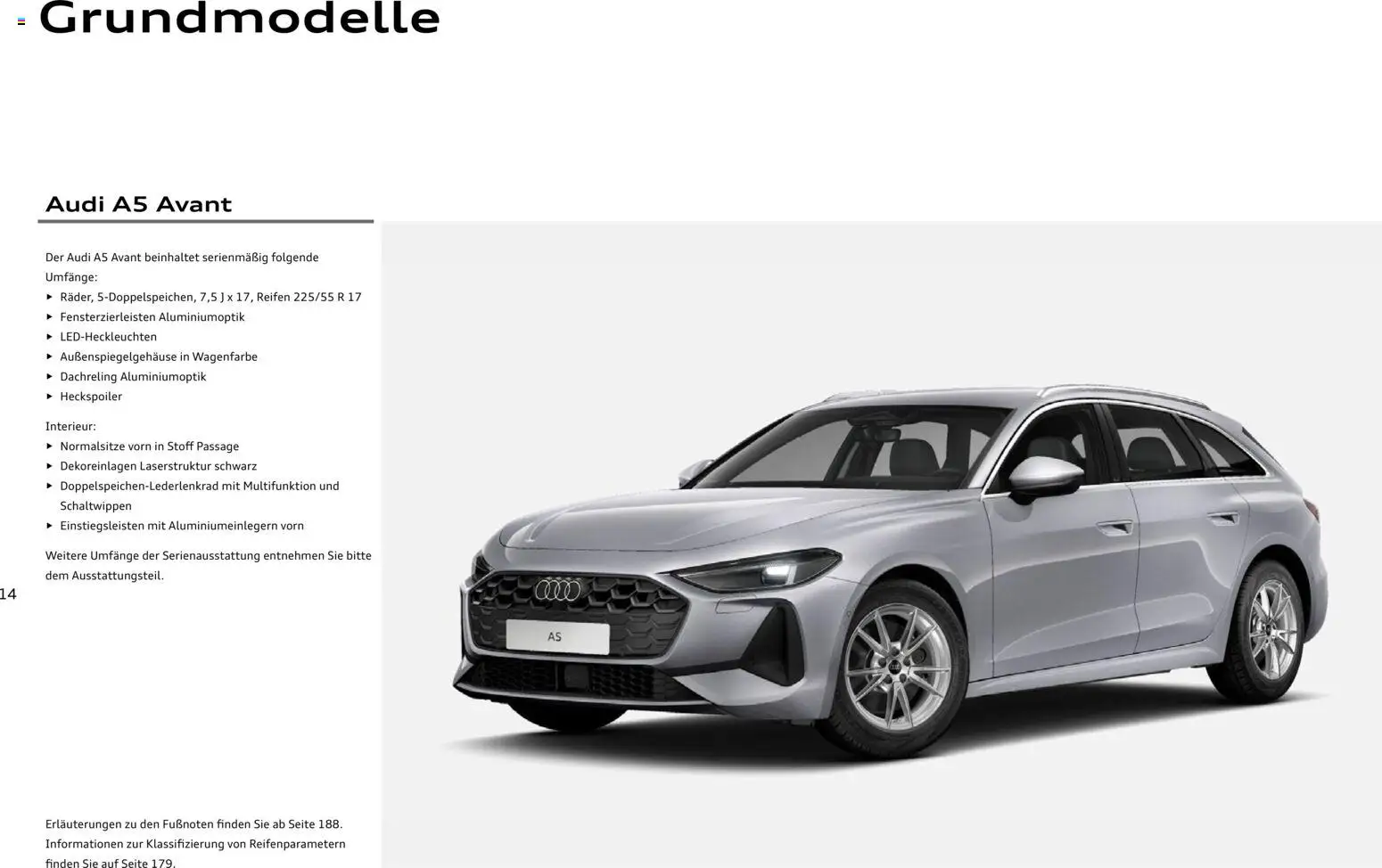Audi A5 – gültig ab 28.10.2025 | Seite: 14