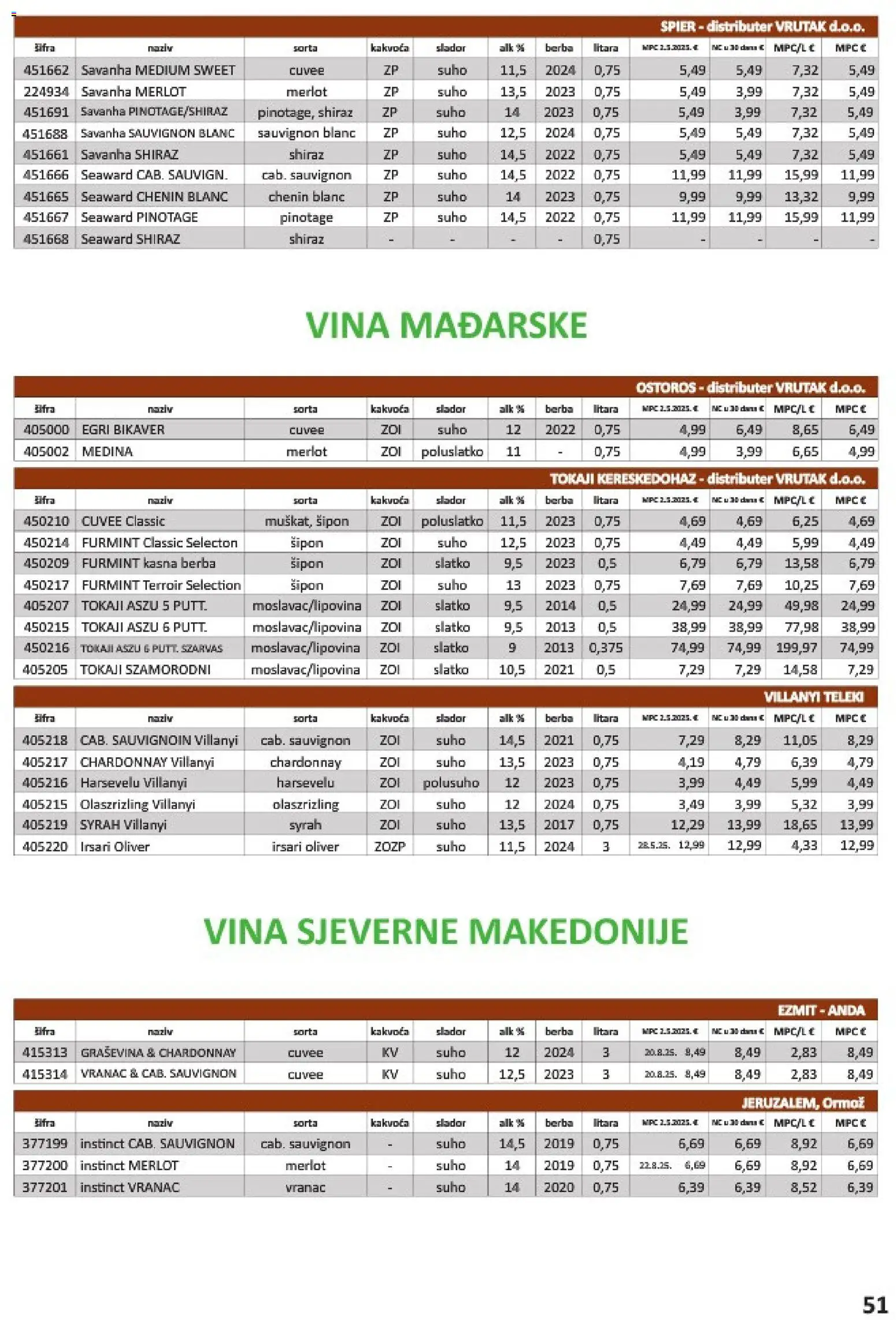 Vrutak katalog | vrijedi od 01.11.2025 | Stranica: 51 | Proizvodi: Vranac