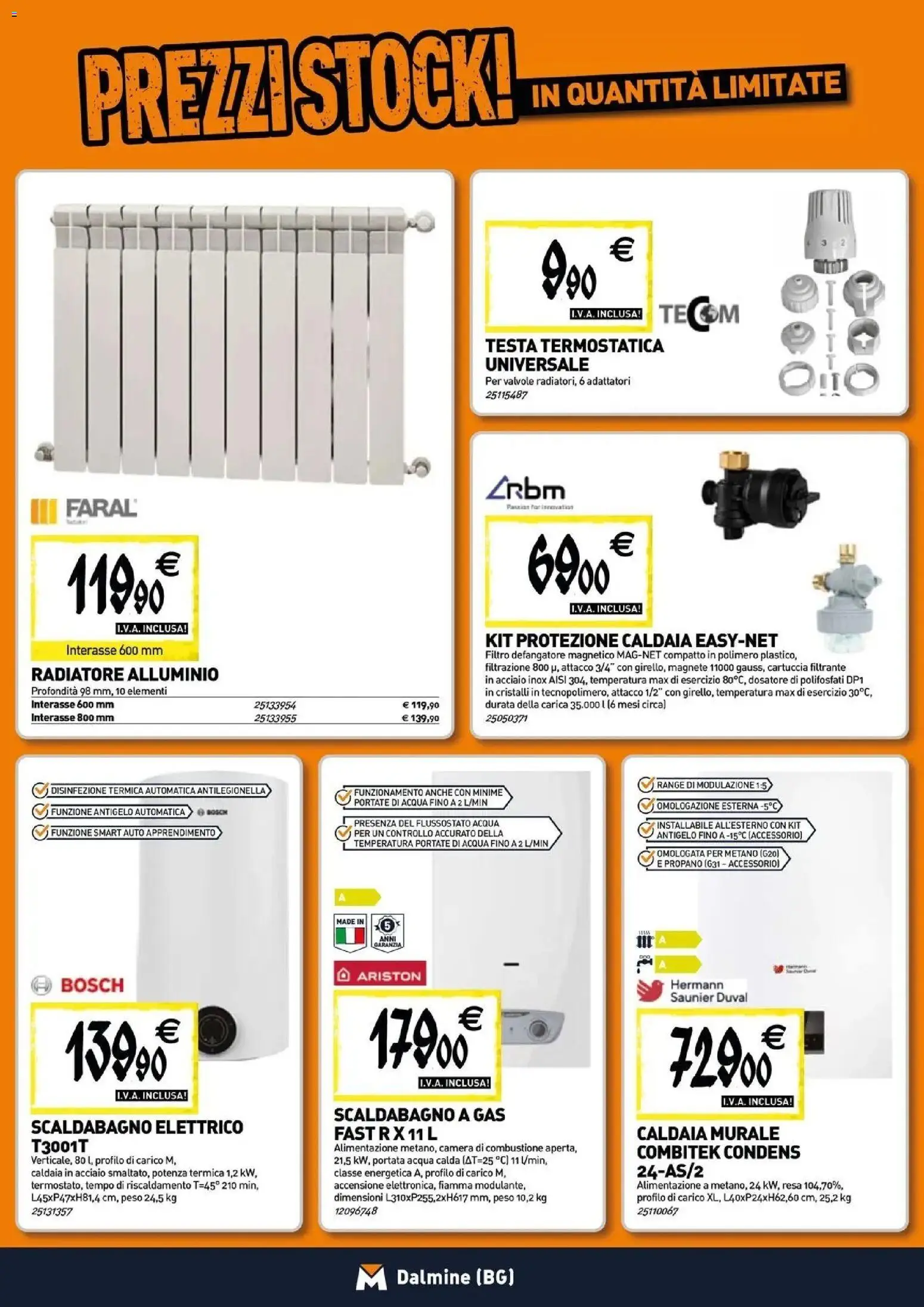 Volantino TECNOMAT del 27.05.2026 | Pagina: 6 | Prodotti: Scaldabagno, Caldaia, Acqua, Alluminio