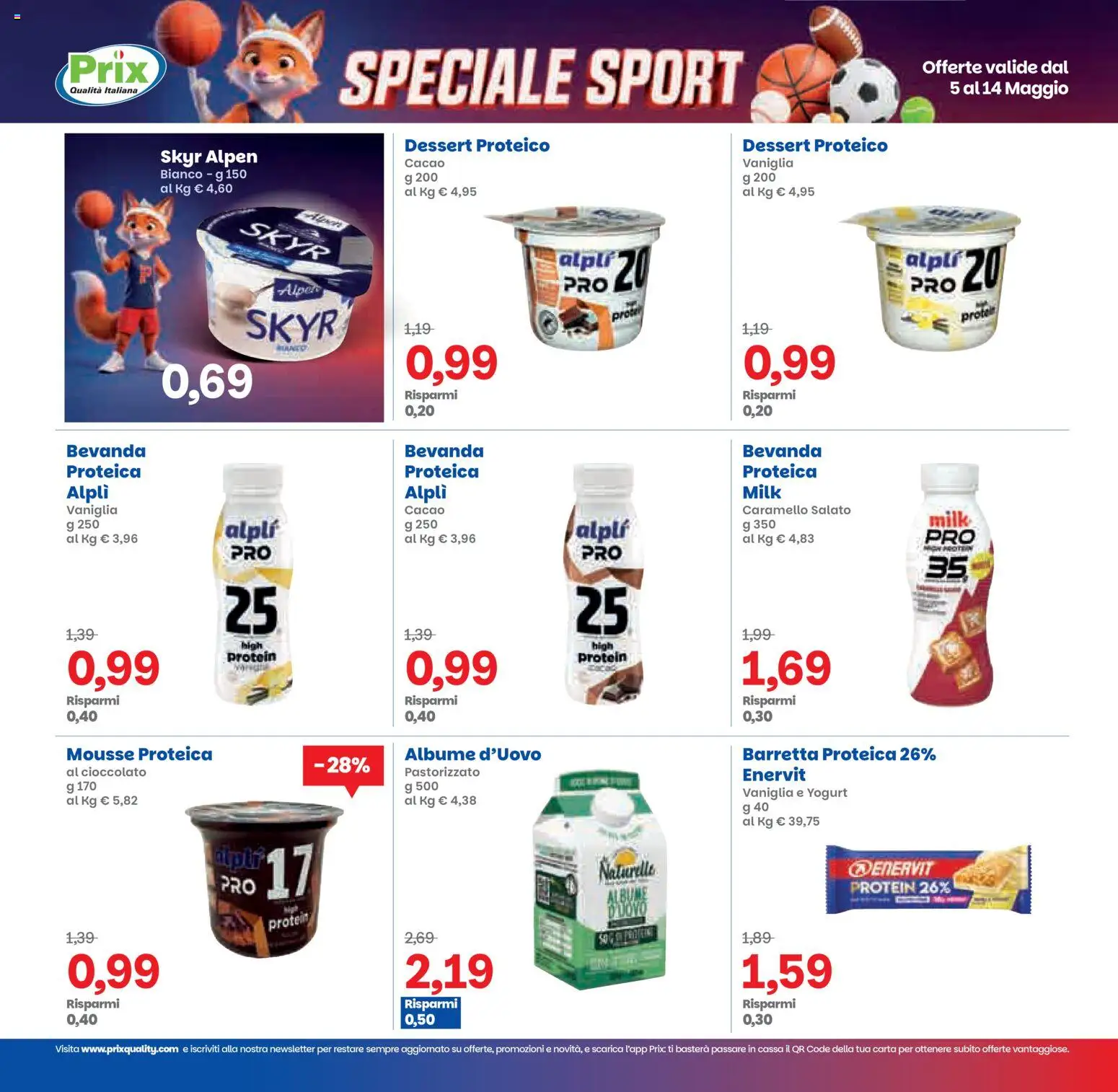 Volantino Prix del 05.05.2026 | Pagina: 13 | Prodotti: Yogurt, Cioccolato, Barretta, Cacao