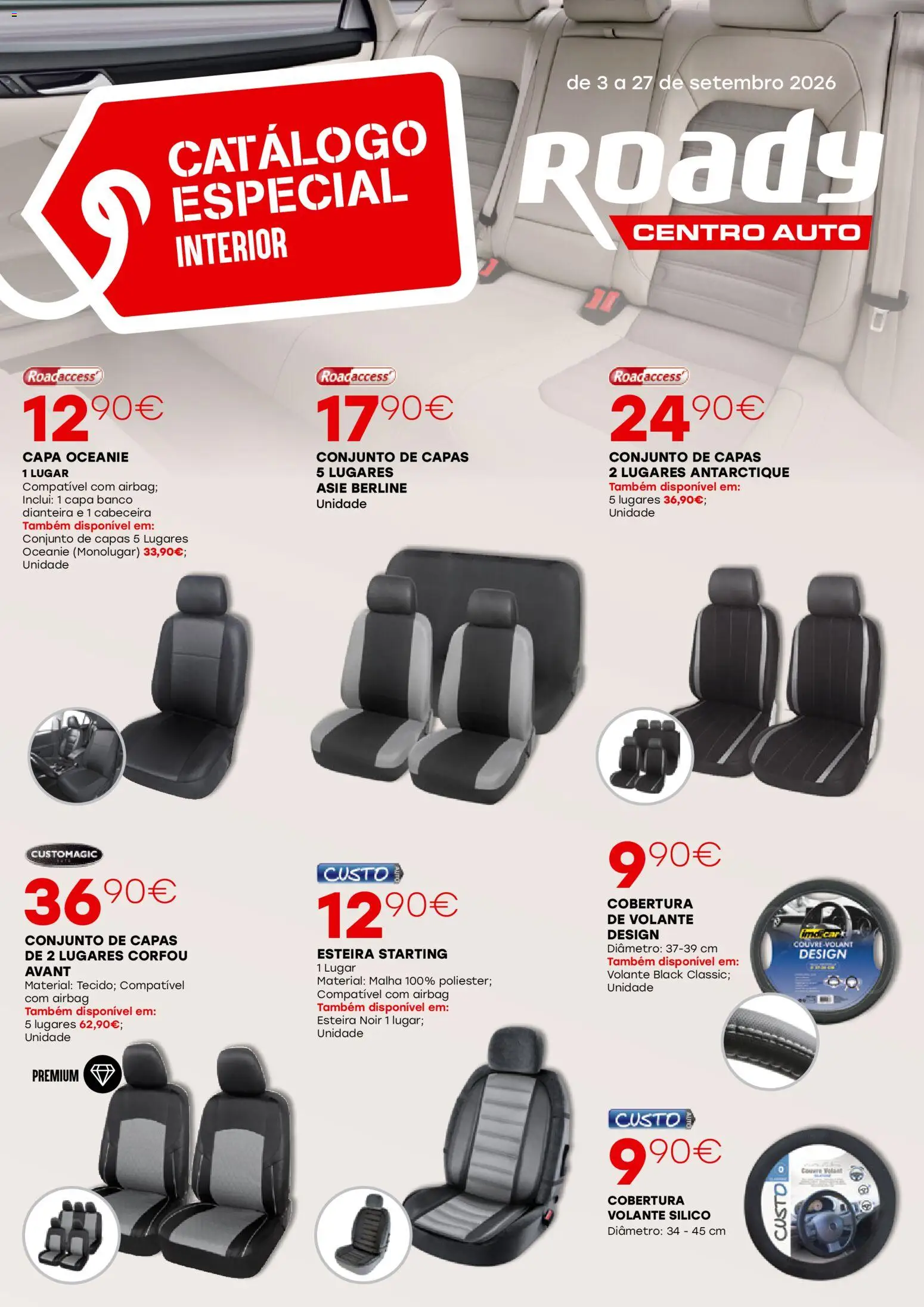 Roady folheto │ válido de 03/09/2026 | Página: 1 | Produtos: Banco, Esteira