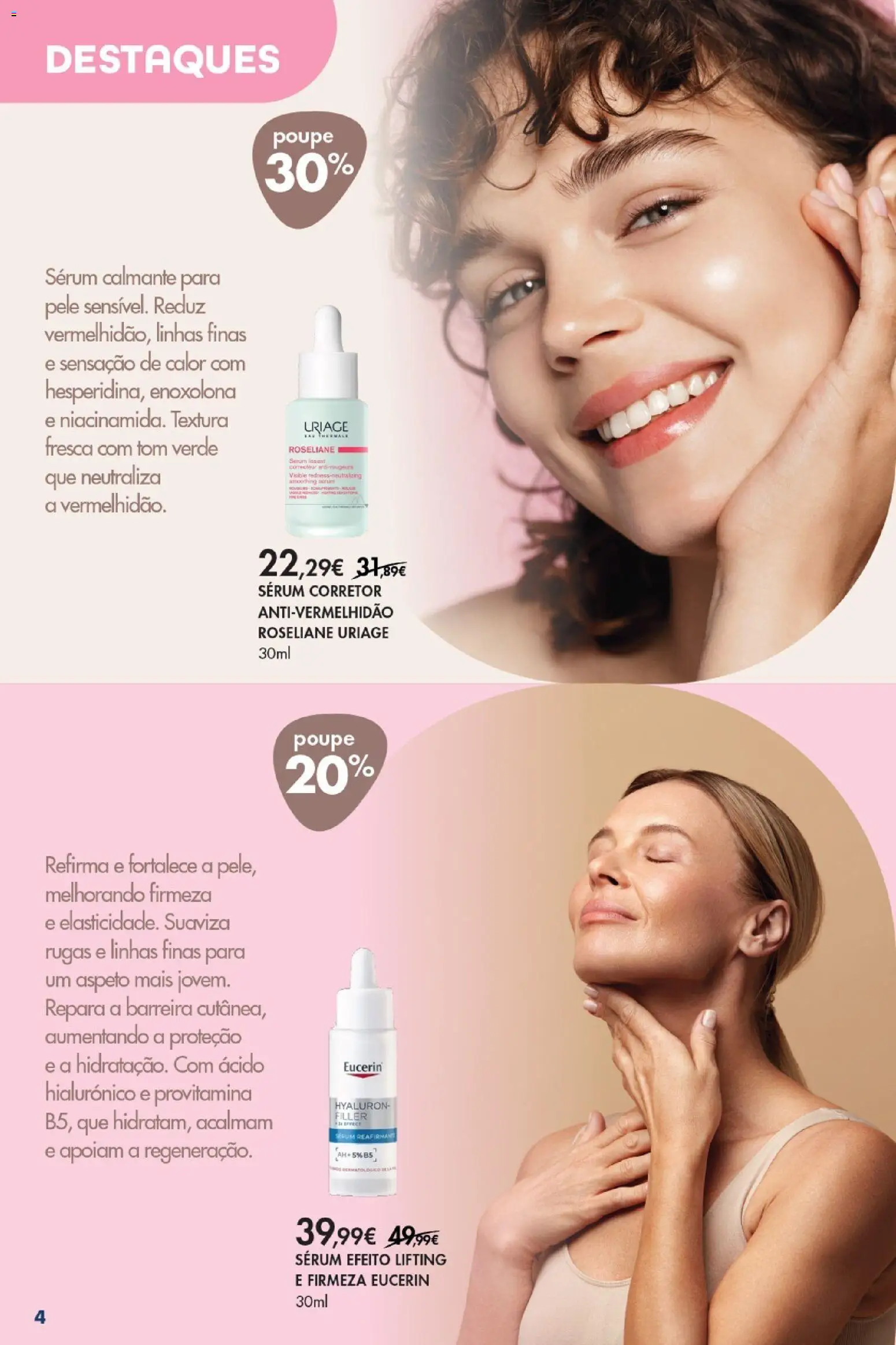 Pingo Doce Bem Estar Mulher Lojas │ válido de 03.03.2026 | Página: 4 | Produtos: Corretor, Sérum