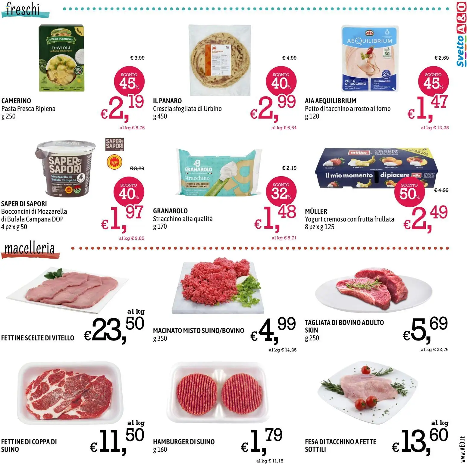 Volantino A&O del 17/09/2026 | Pagina: 3 | Prodotti: Vitello, Ravioli, Forno, Yogurt cremoso