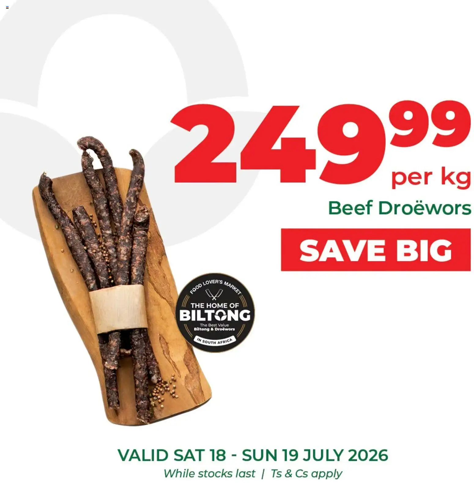 New Food Lover's Market catalogue – valid from 18/07/2026 | Page: 3 | Products: Beef