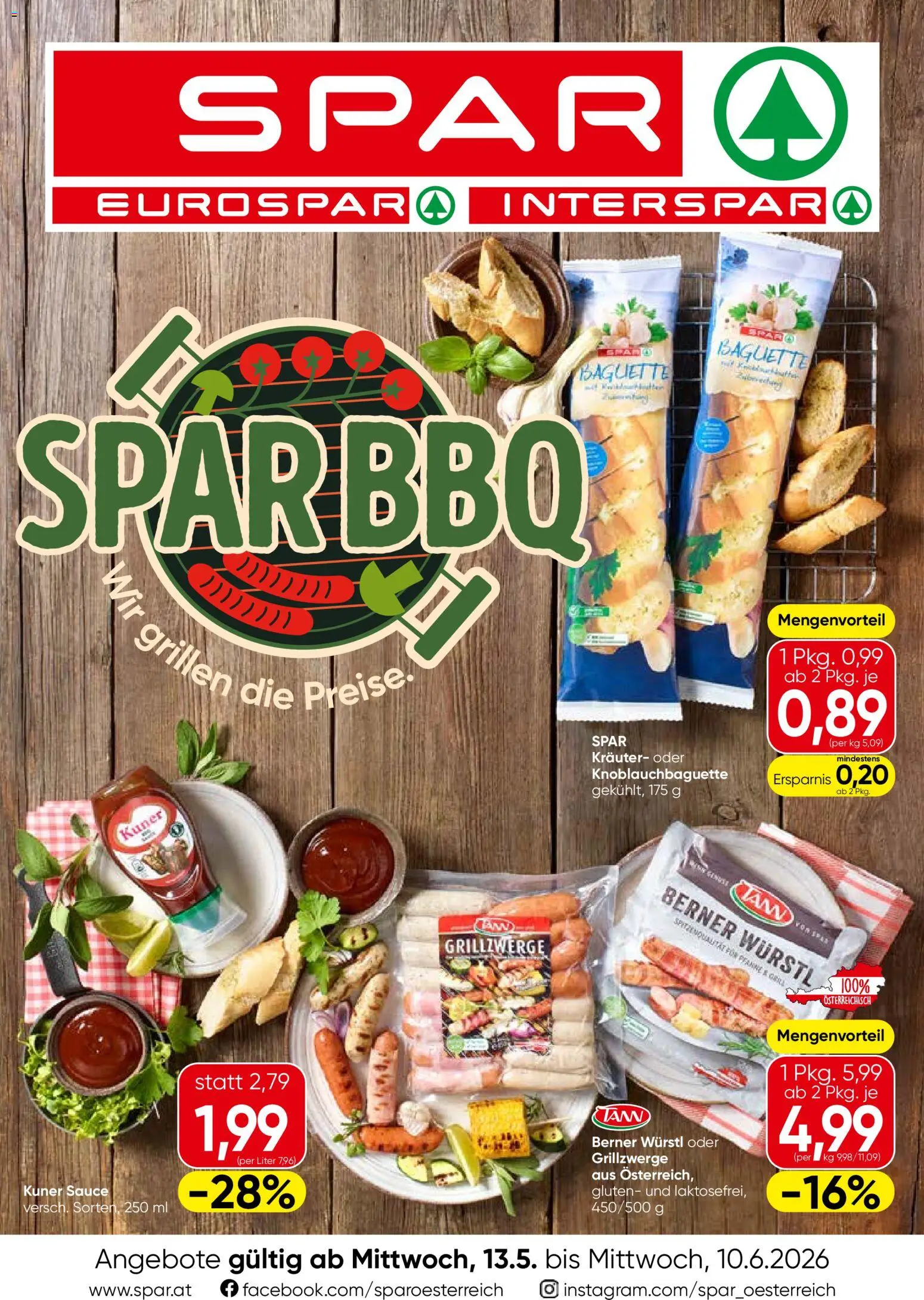 Spar Grillen gültig ab 13.05.2026 | Seite: 1