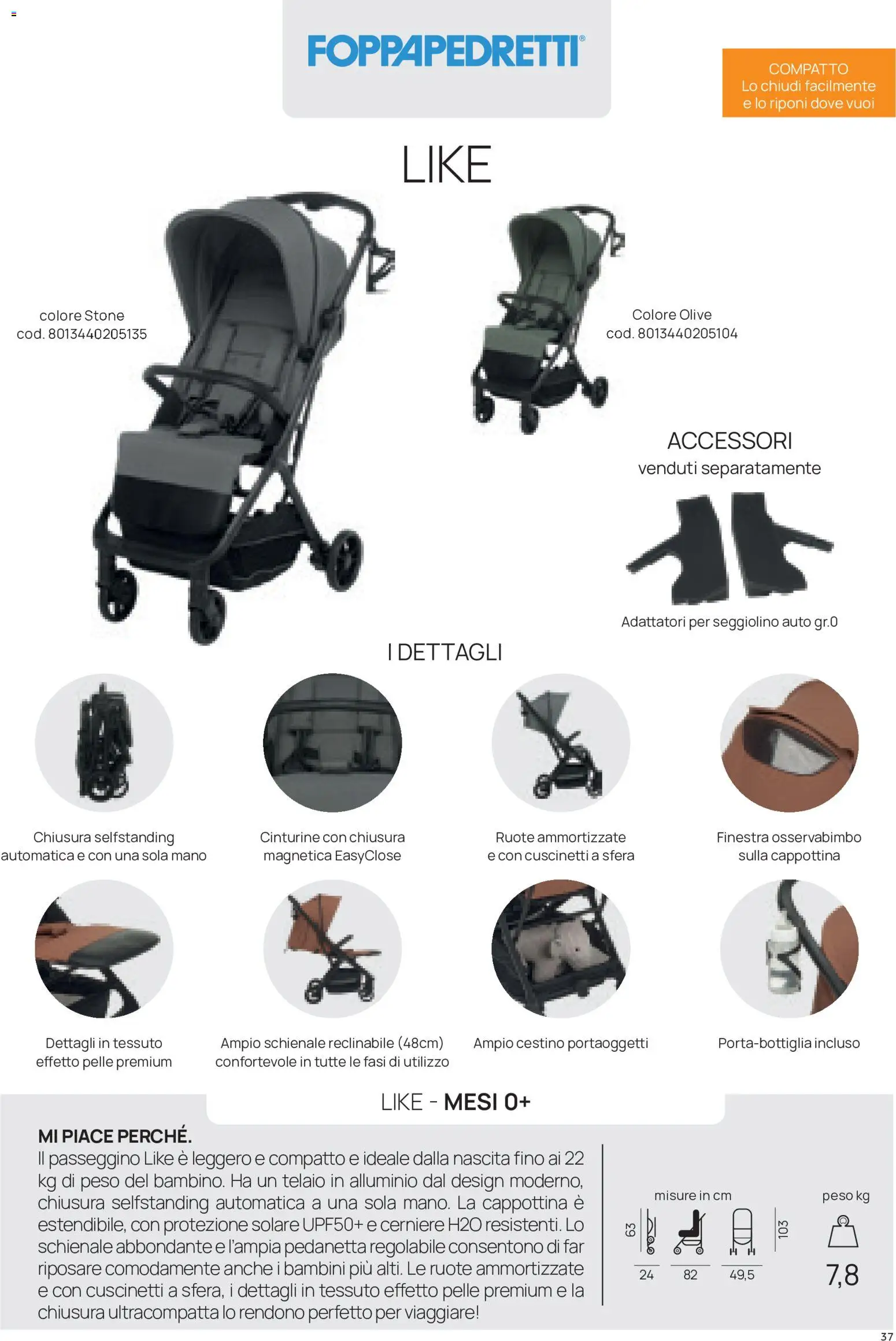 Volantino Prenatal del 16/09/2026 | Pagina: 37 | Prodotti: Passeggino, Seggiolino, Alluminio, Cestino