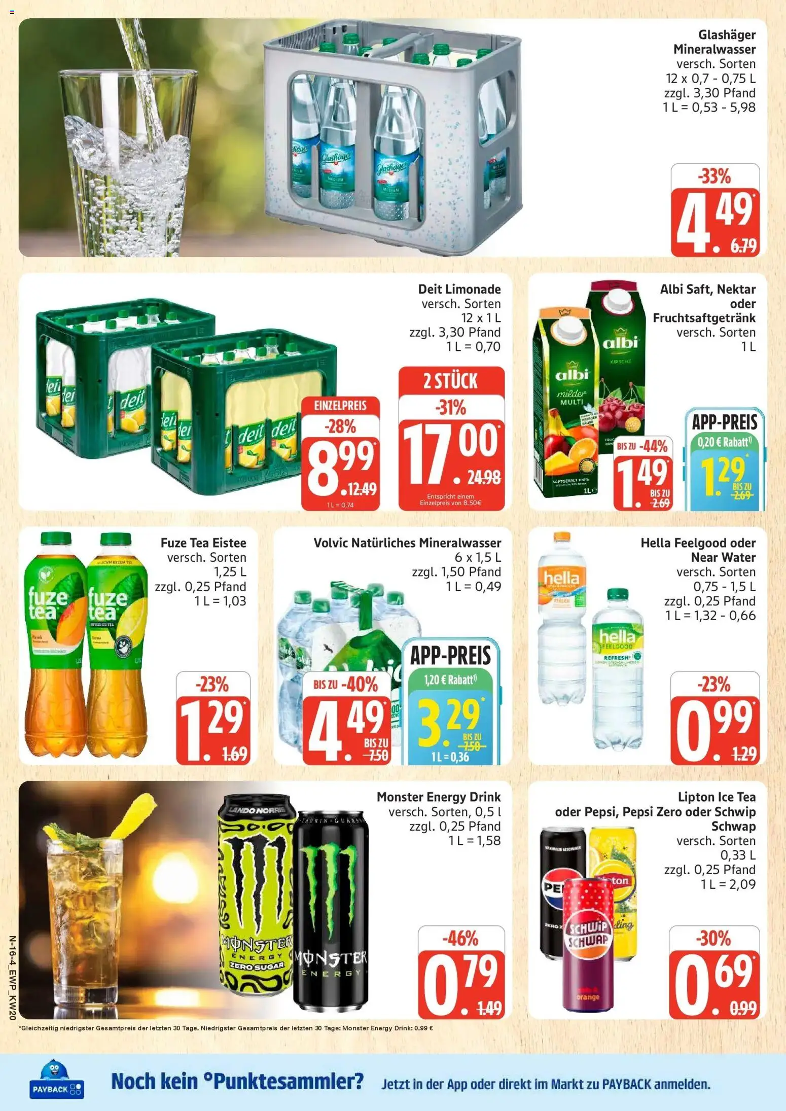 Marktkauf Prospekt Rostock	 – gültig ab 10.05.2026 | Seite: 16 | Produkte: Energy, Monster, Hella, Pepsi
