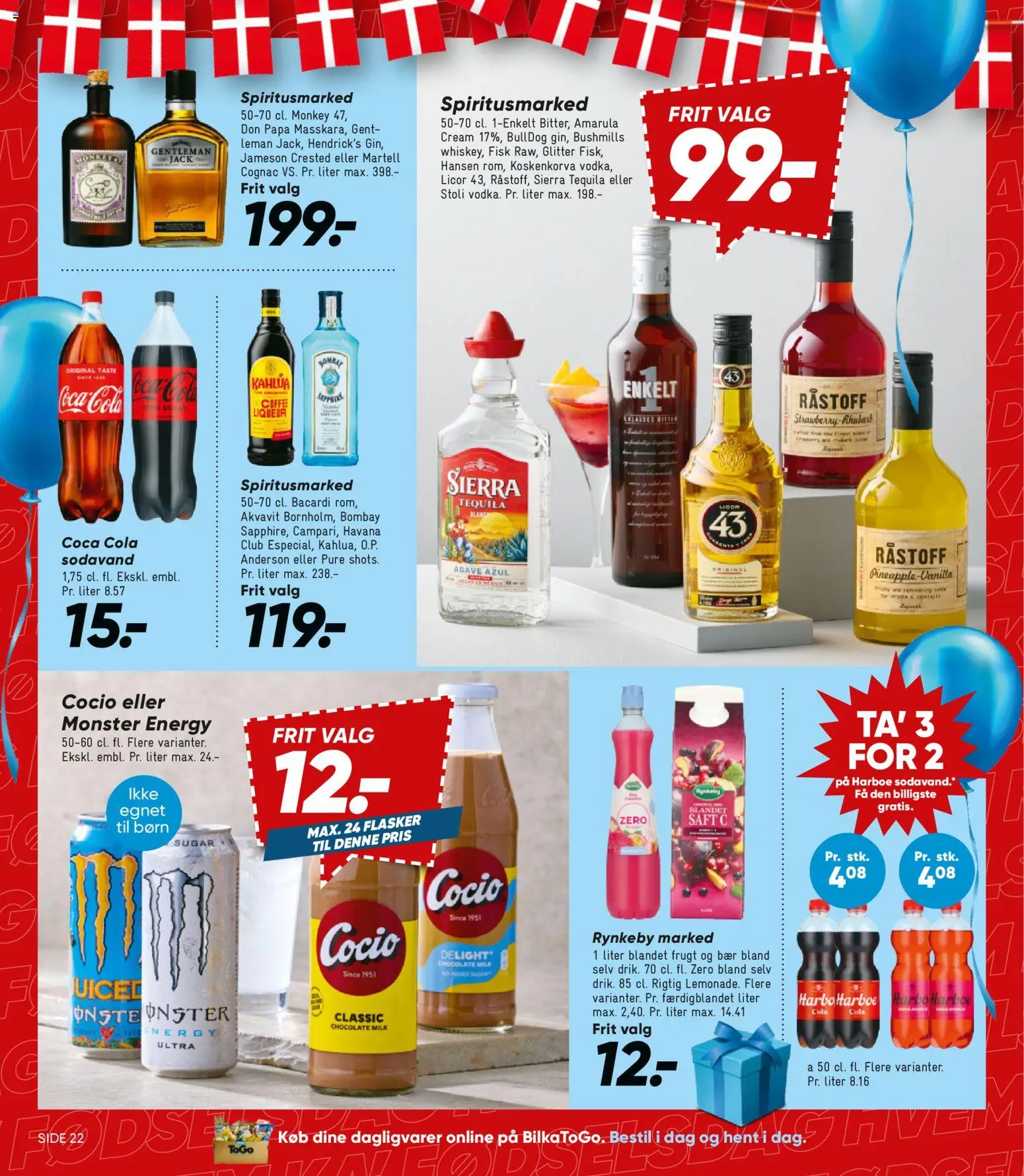 Bilka tilbudsavis – gyldig fra 24/07/2026 | Side: 28 | Produkter: Fisk, Coca Cola, Sodavand, Cola